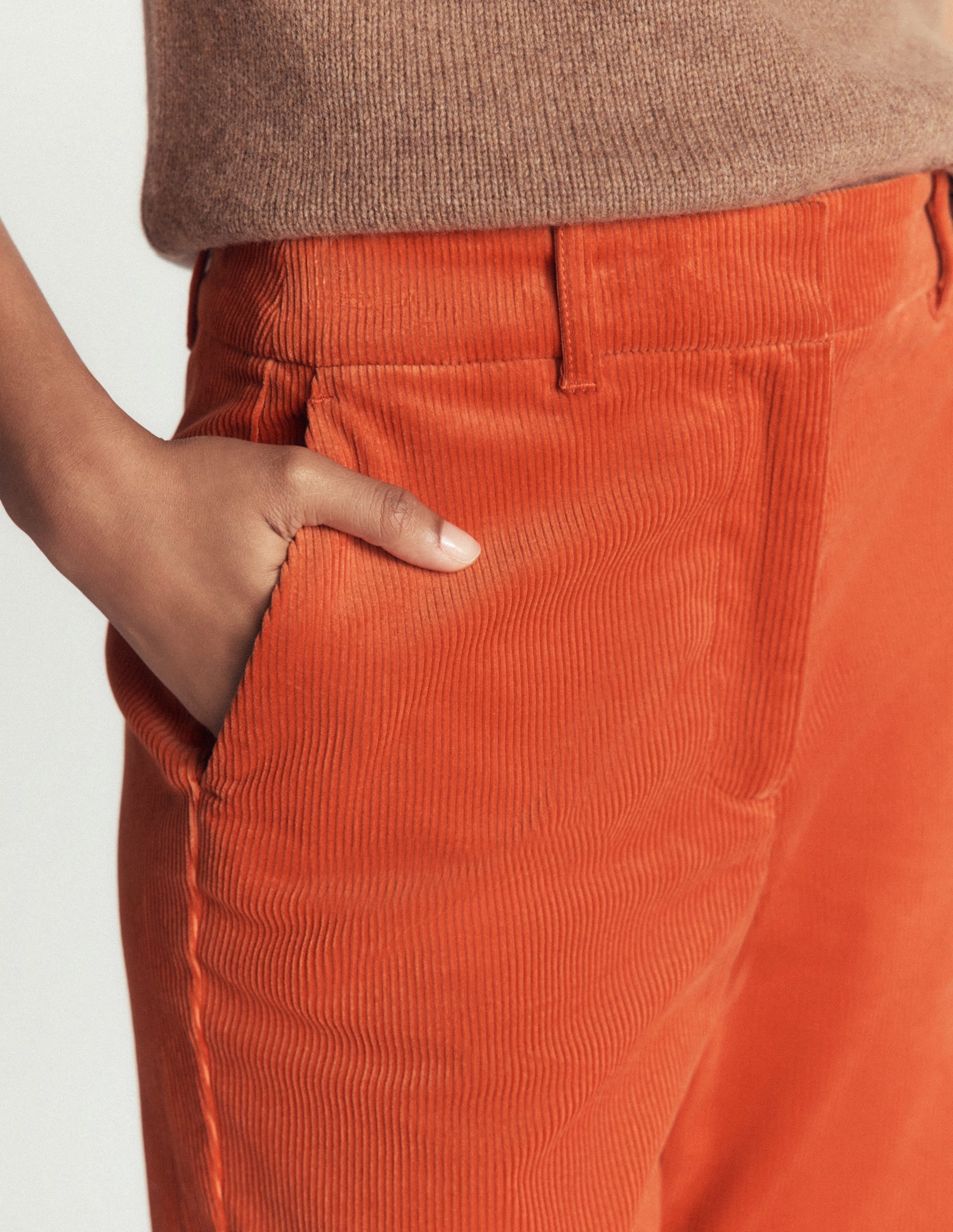 Canonbury Cord Pants-Spiced Ginger - Image 2