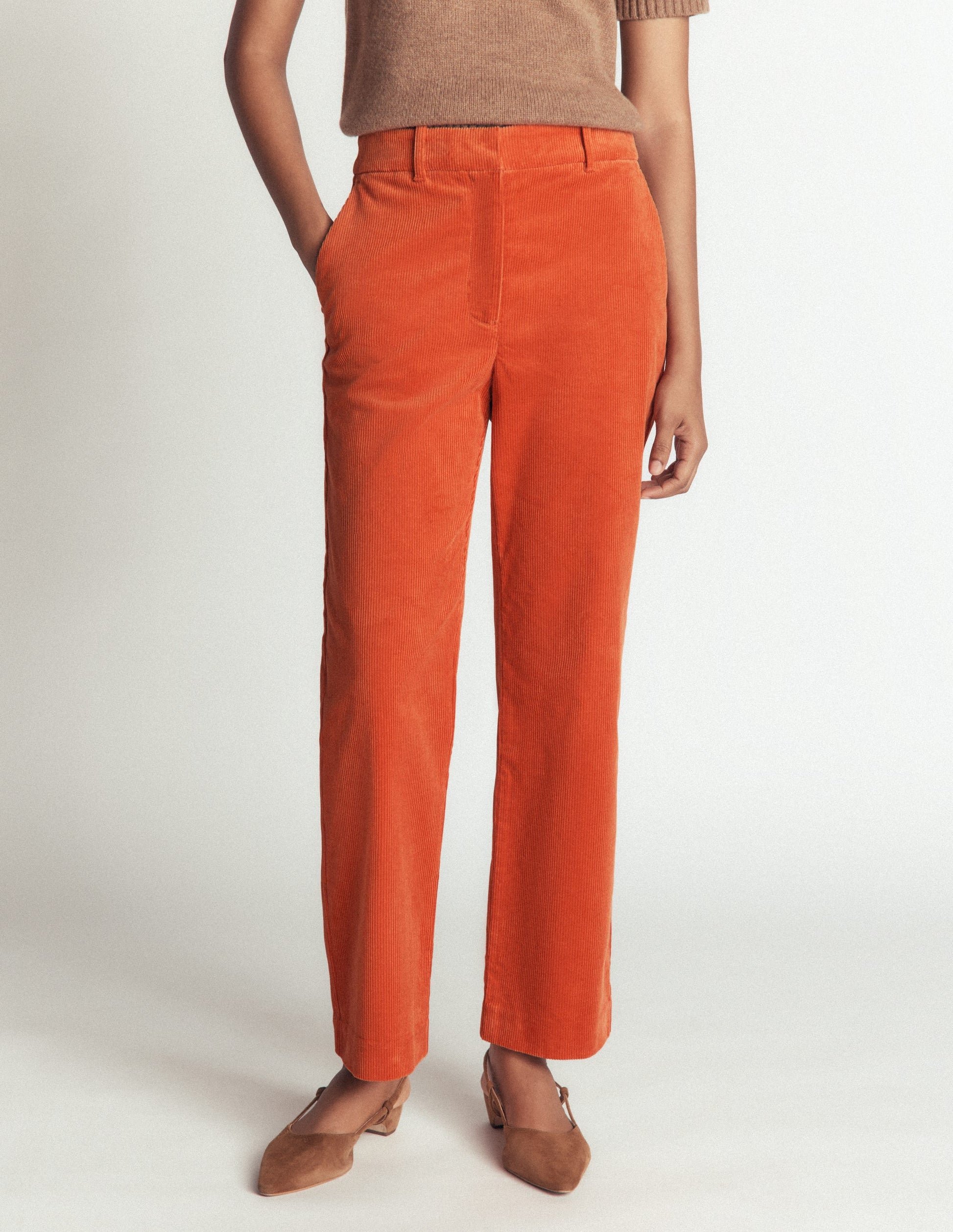 Canonbury Cord Pants-Spiced Ginger-4