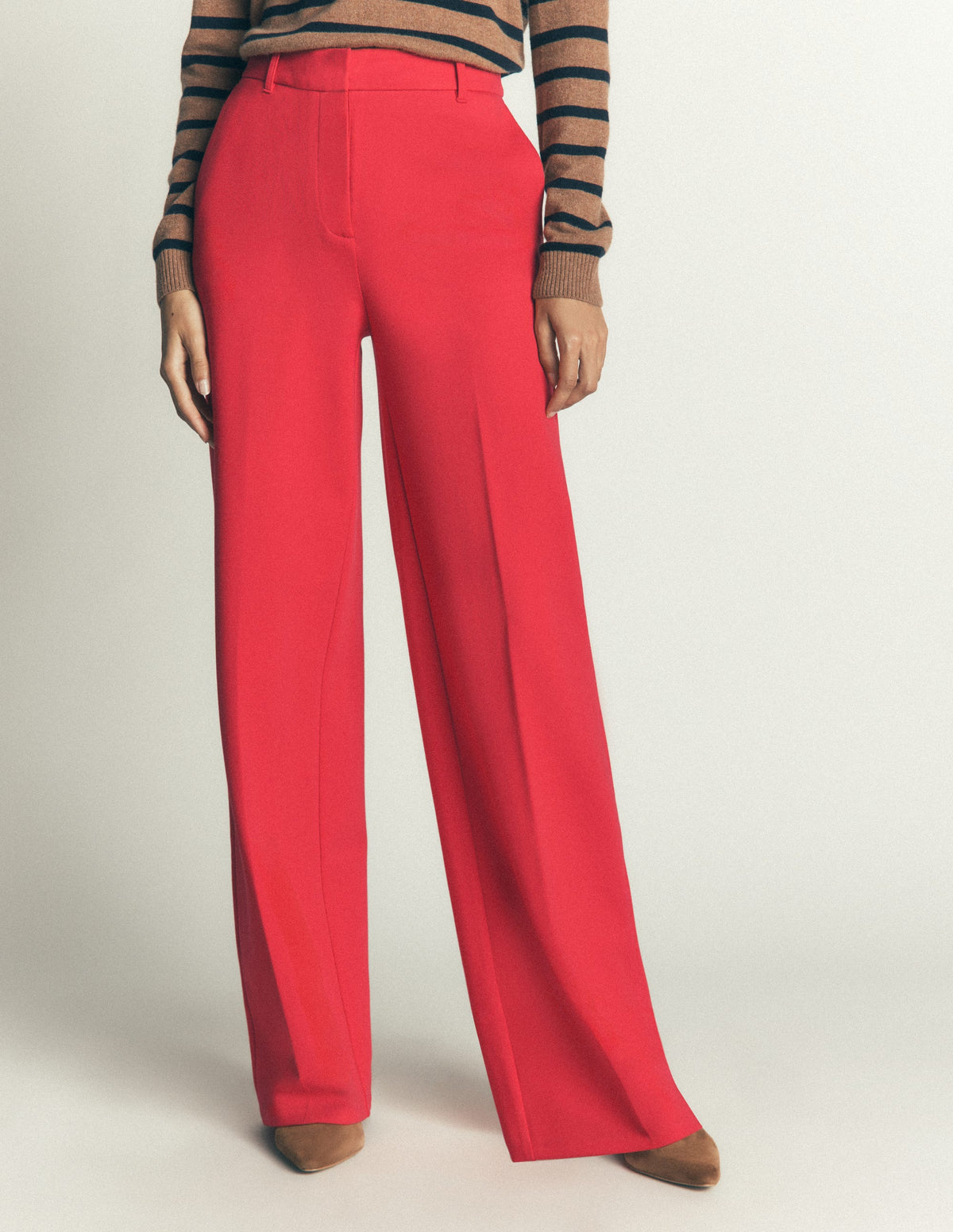 Belgravia Ponte Pants-Royal Red - Image 4