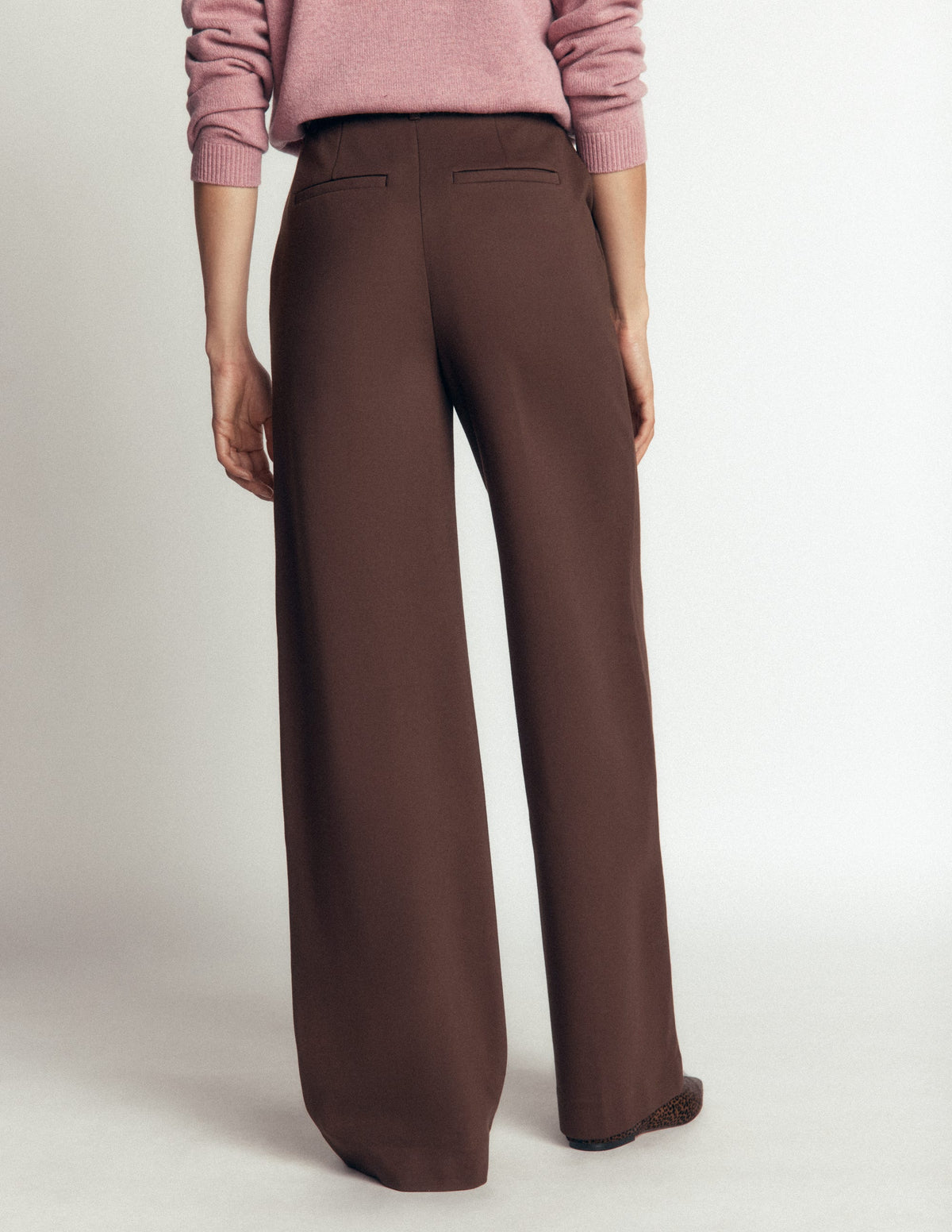 Belgravia Ponte Pants-Bitter Chocolate-3