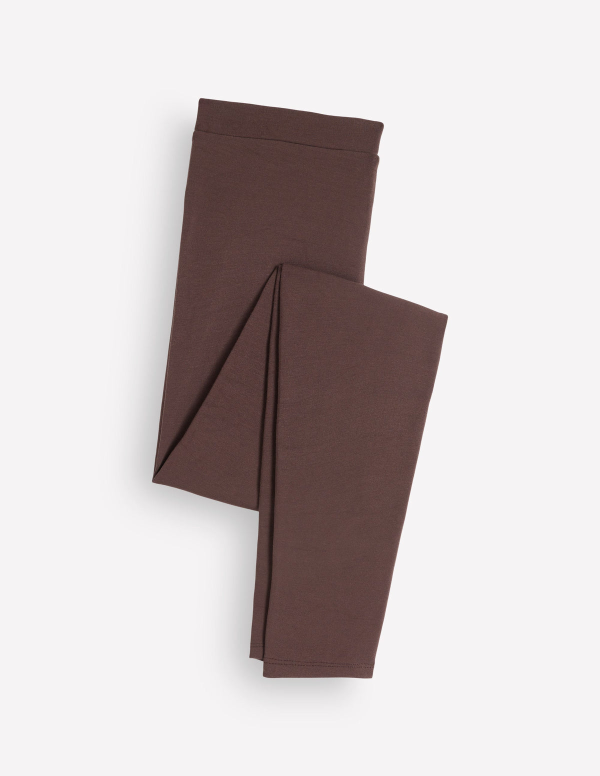 High Rise Jersey Leggings-Bitter Chocolate-6