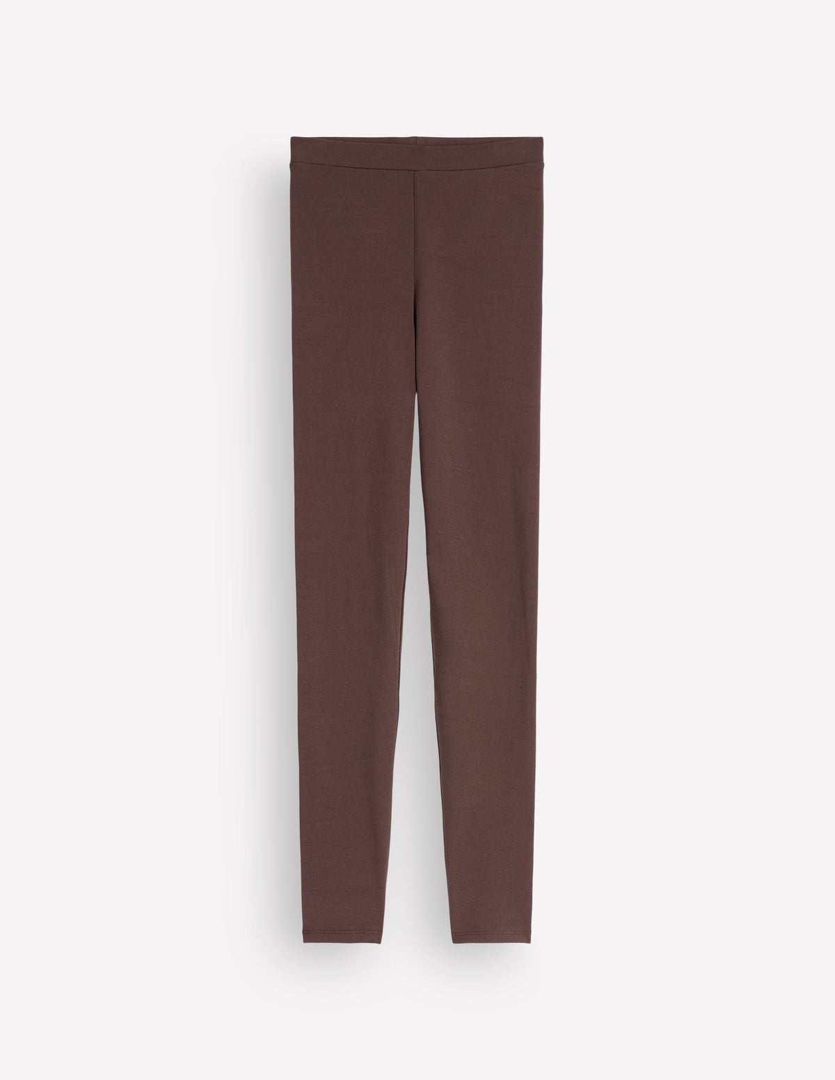 High Rise Jersey Leggings-Bitter Chocolate - Image 5