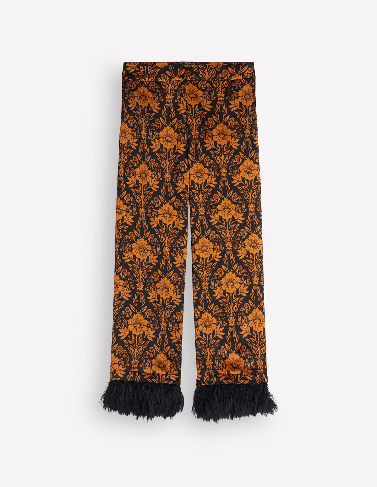 Feather Trim Pants-Flourishing Sprig - Image 7