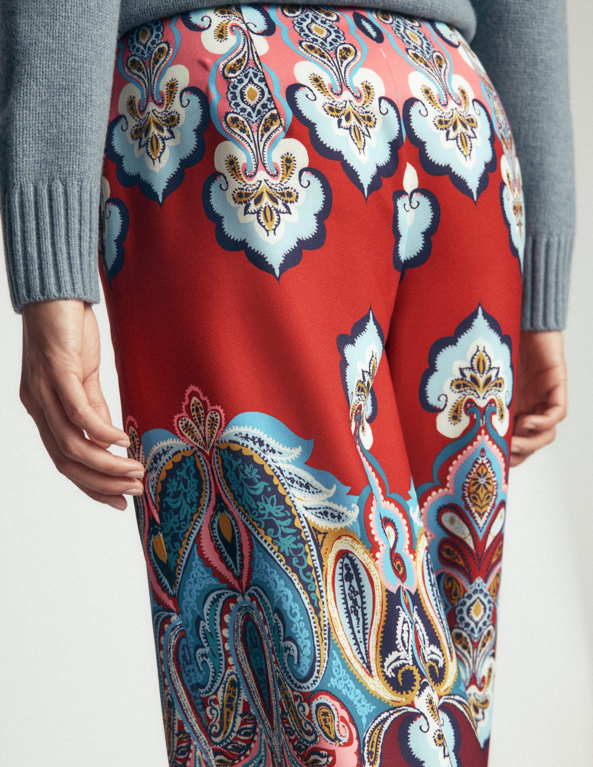 Belgravia Occasion Pants-Multi, Popping Paisley - Image 6