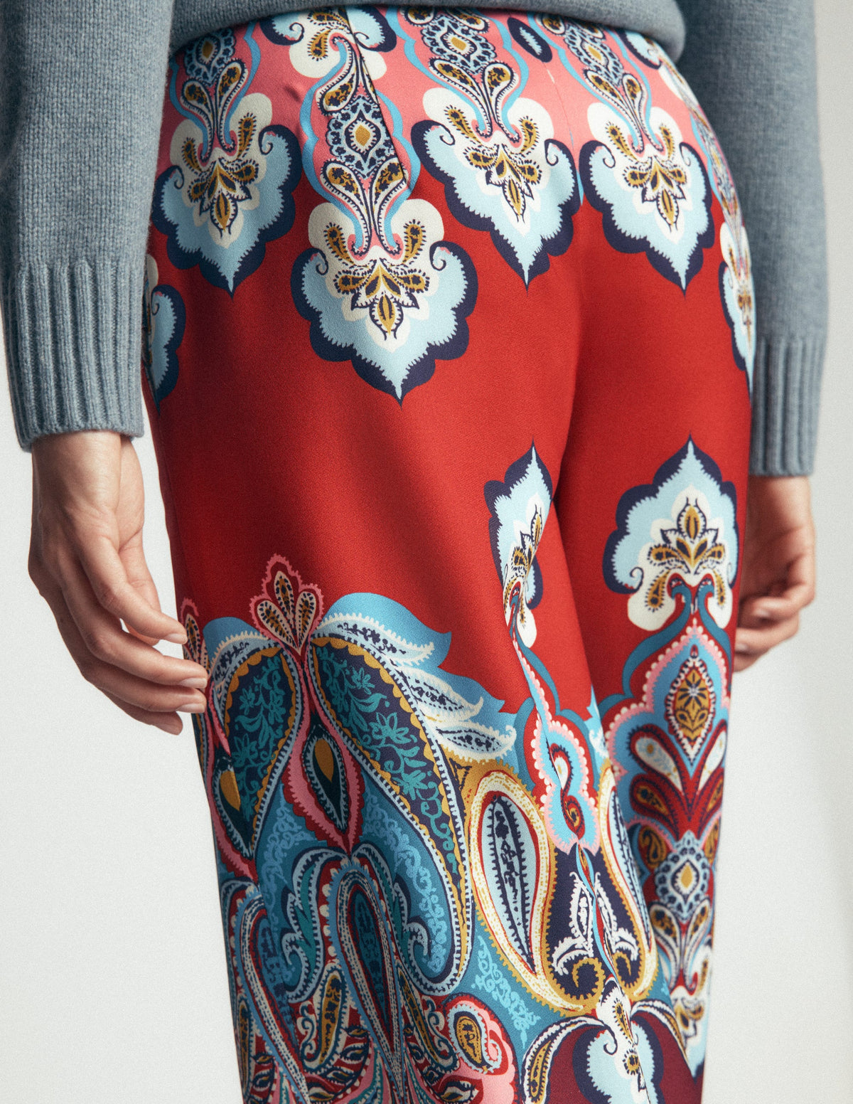Belgravia Occasion Pants-Multi, Popping Paisley-6