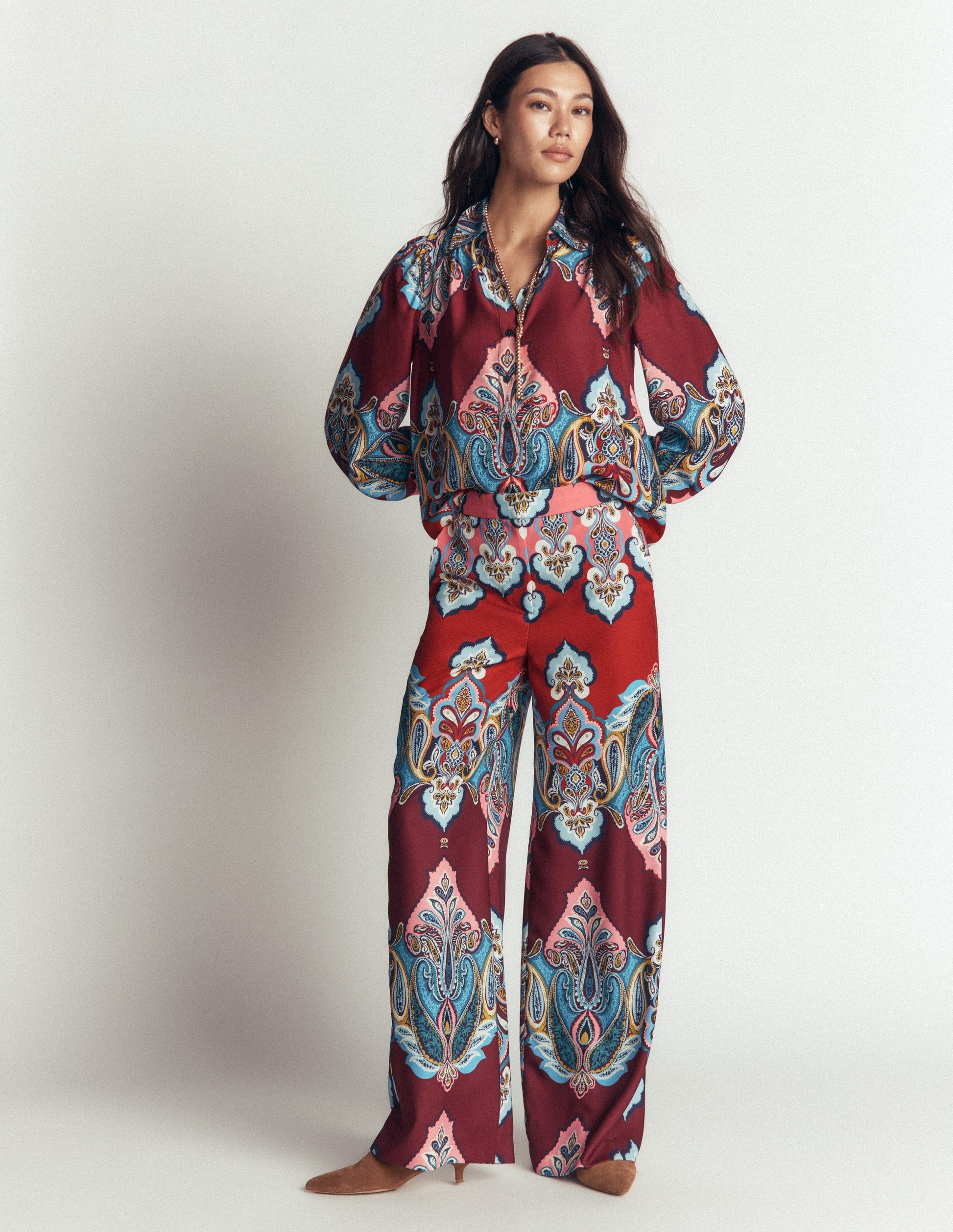 Belgravia Occasion Pants-Multi, Popping Paisley-8