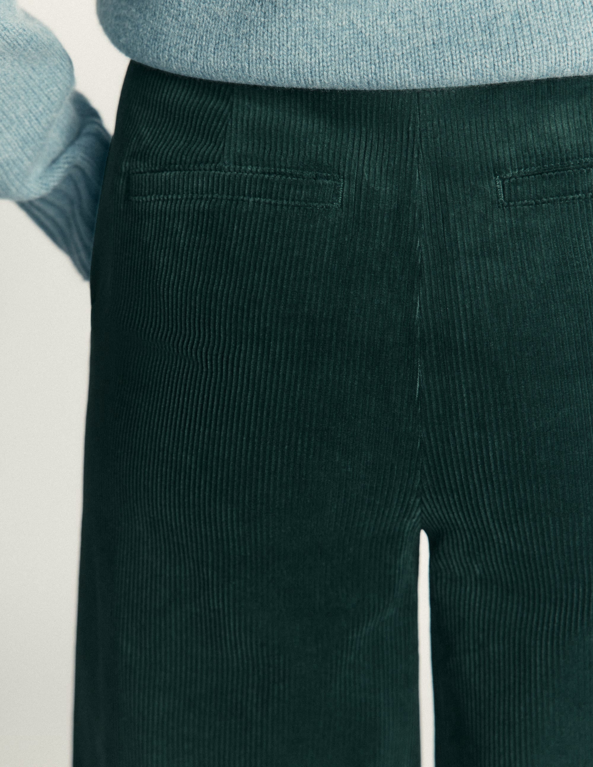 Belgravia Cord Pants-Midnight Teal - Image 5