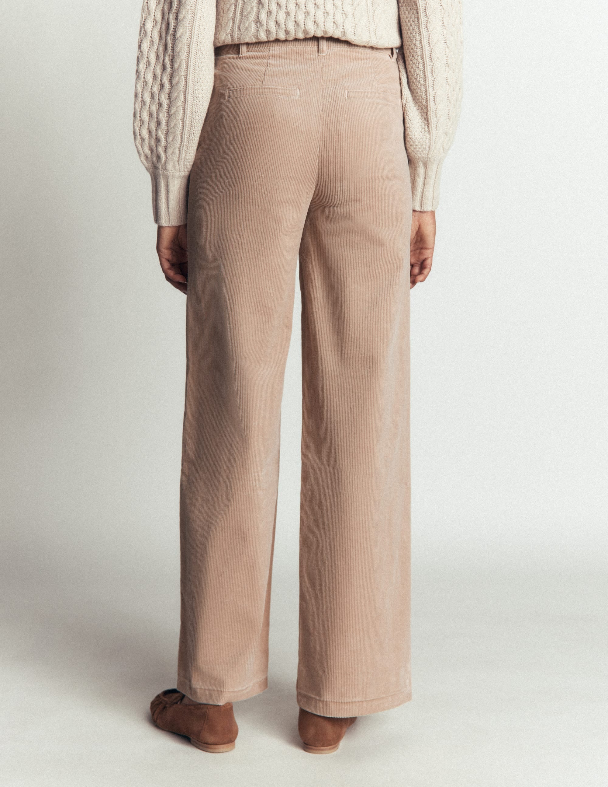 Belgravia Cord Pants-Latte - Image 3