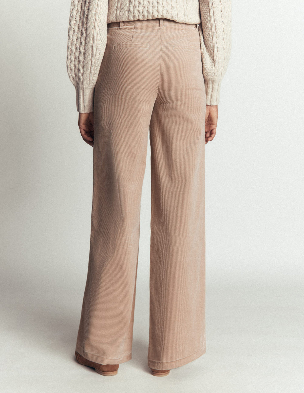 Belgravia Cord Pants-Latte - Image 3