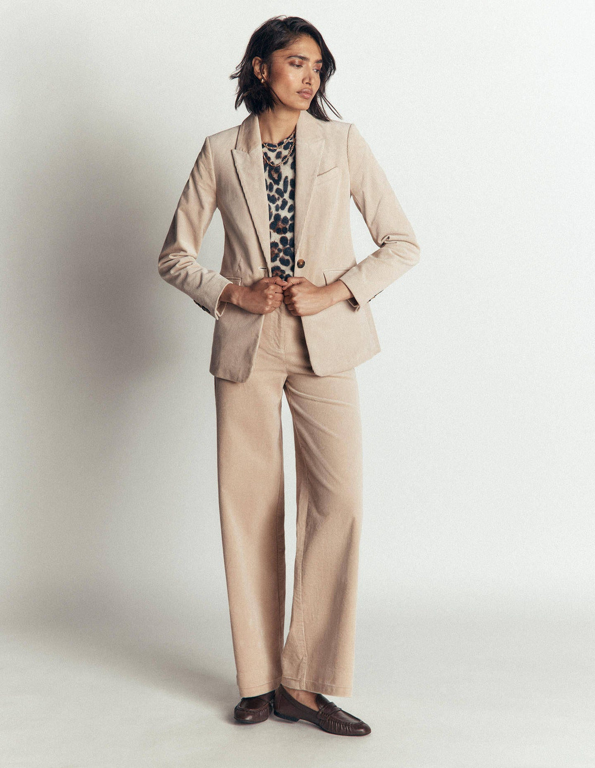Belgravia Cord Pants-Latte-7