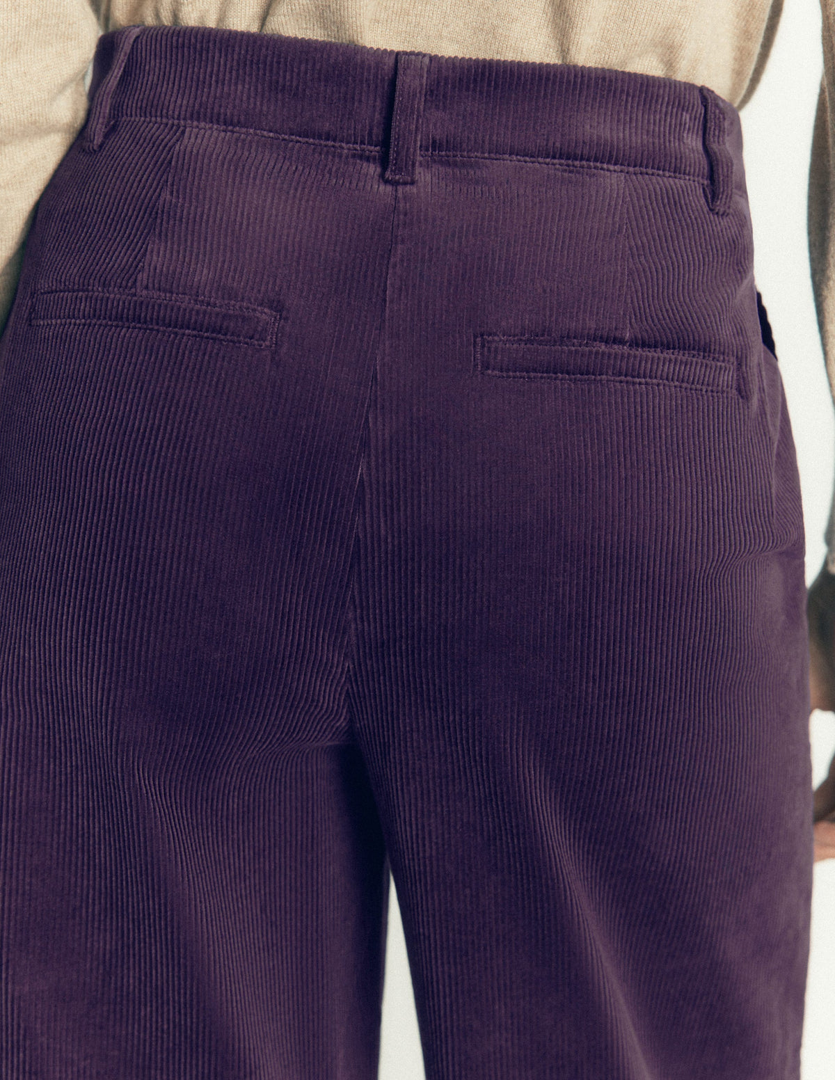 Belgravia Cord Pants-Deep Grape-2