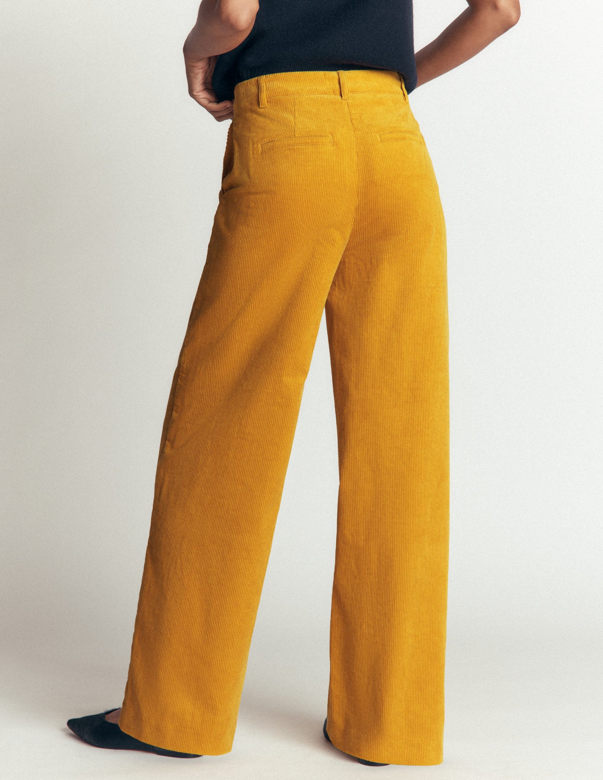 Belgravia Cord Pants-Golden Rye-4