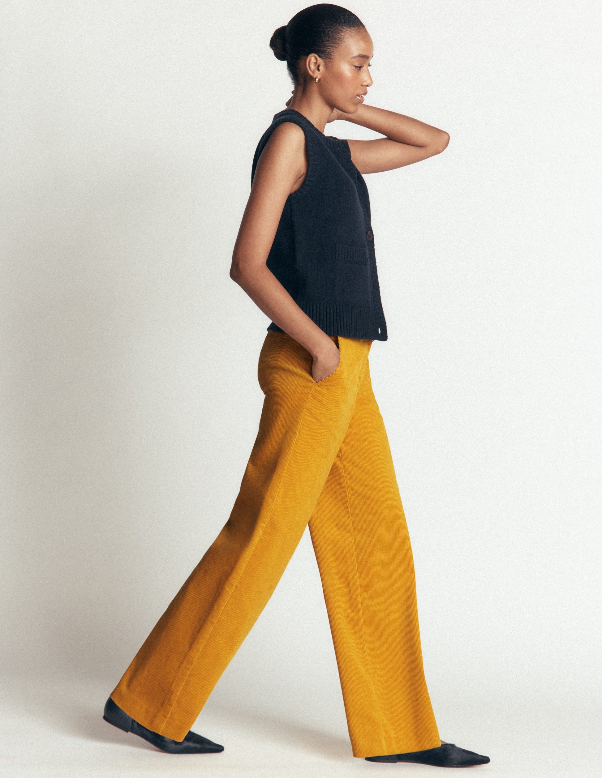 Belgravia Cord Pants-Golden Rye-6