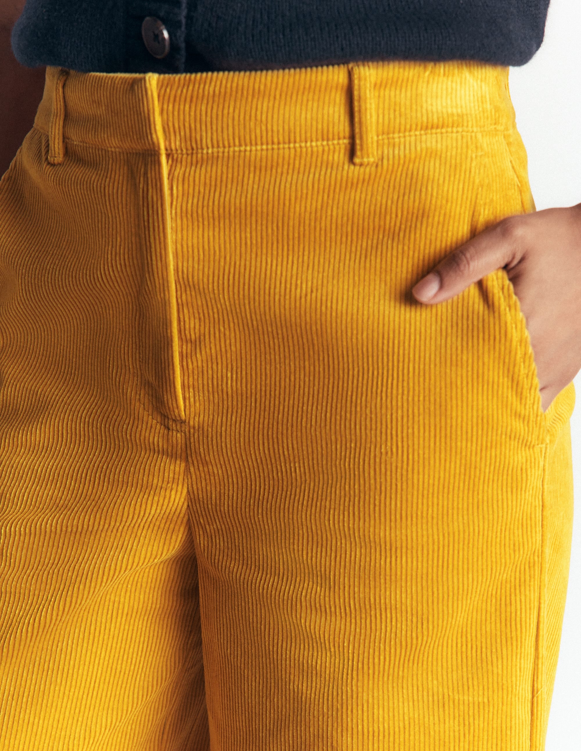 Belgravia Cord Pants-Golden Rye - Image 7
