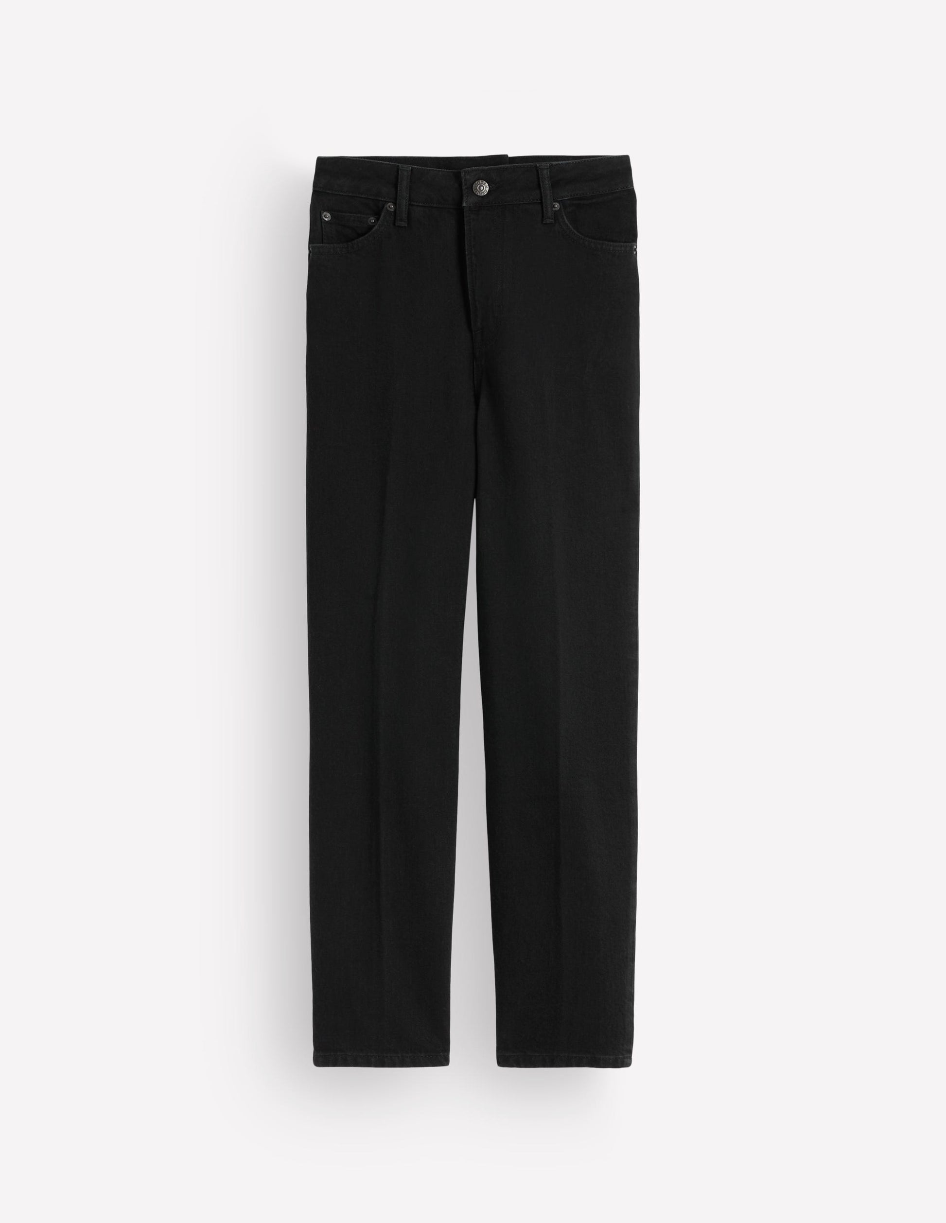 Tapered Leg Jeans-Washed Black-6