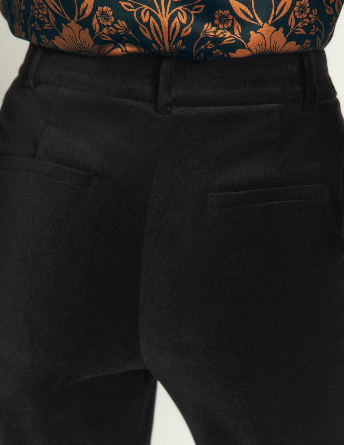 Canonbury Velvet Pants-Black - Image 6