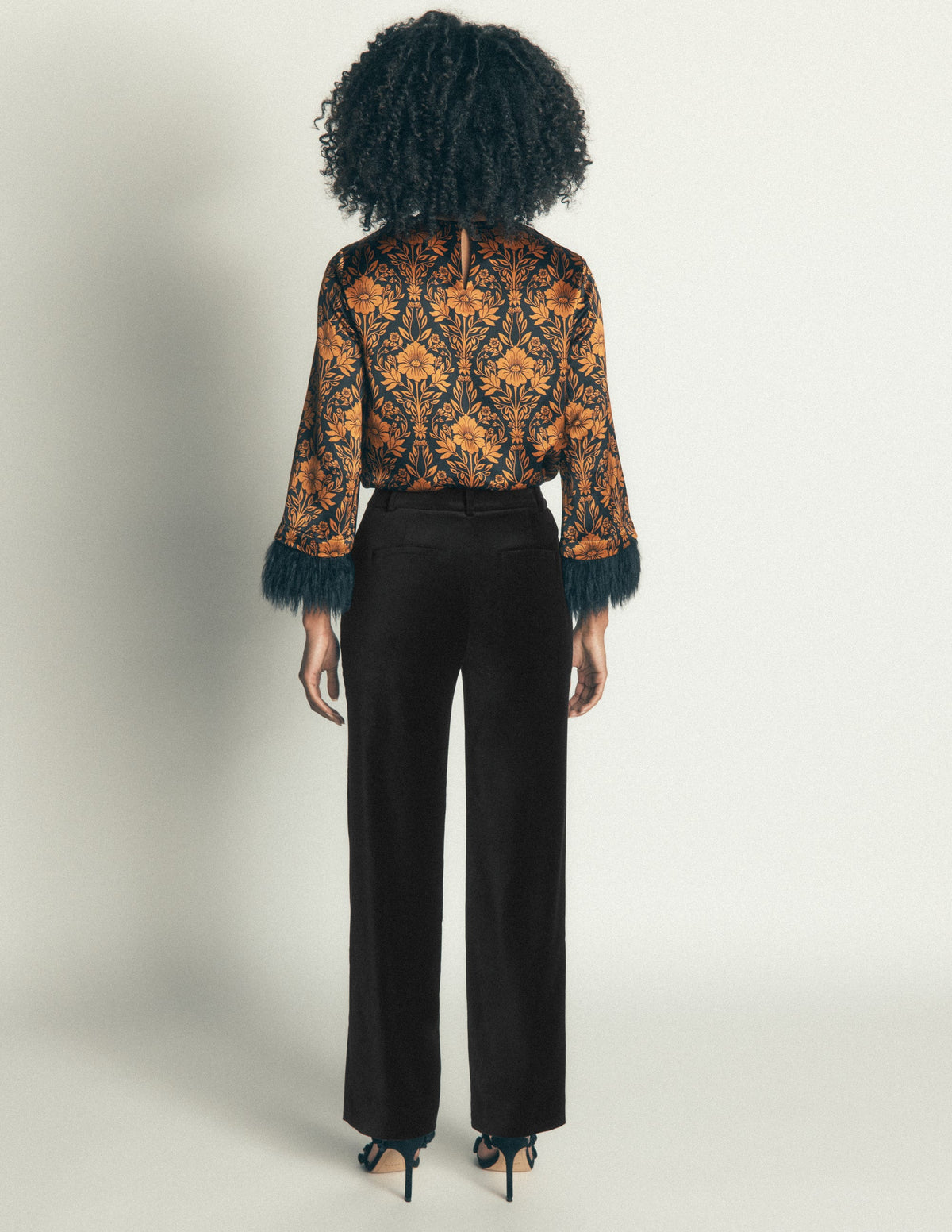 Canonbury Velvet Pants-Black-8
