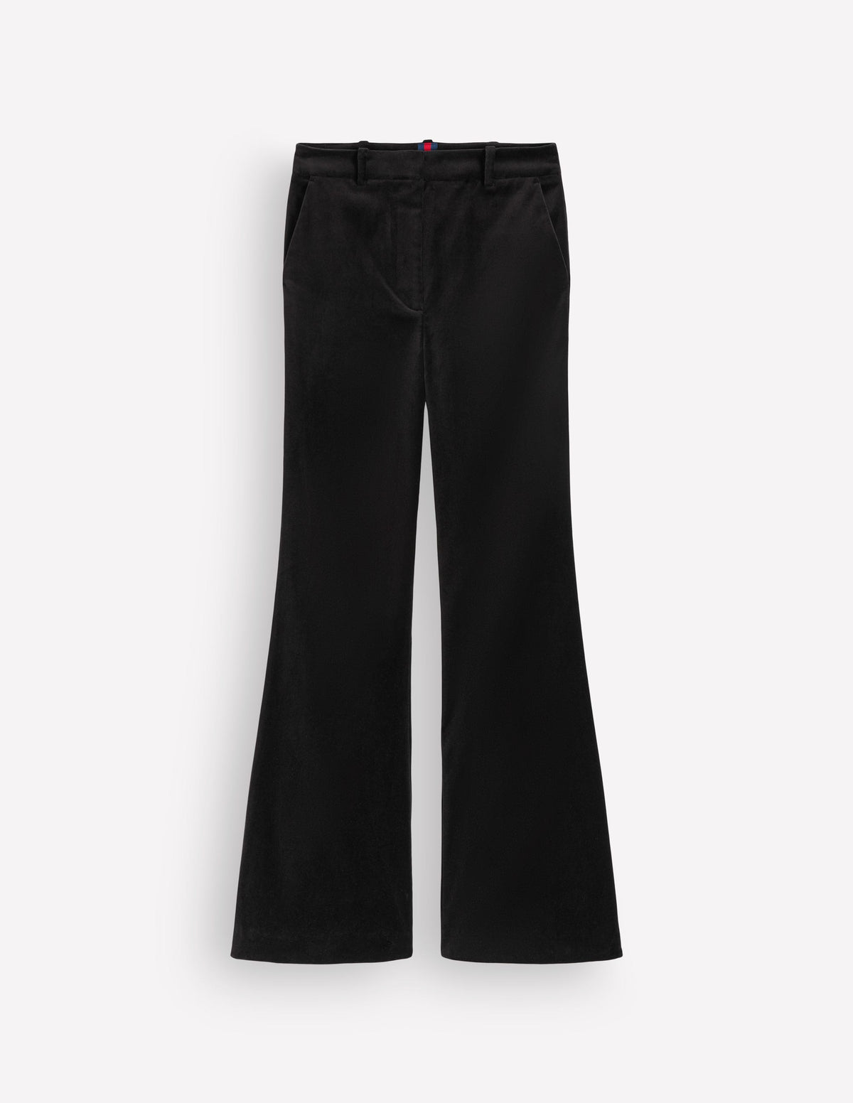 Flare Velvet Pants-Black-7