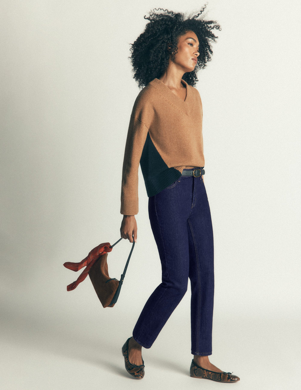 High Rise Slim Jeans-Indigo - Image 1