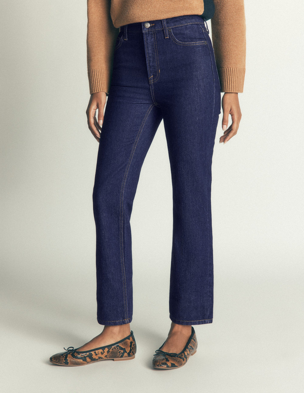 High Rise Slim Jeans-Indigo - Image 4