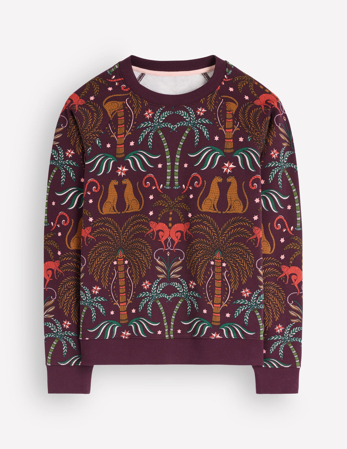 Rosa Printed Sweatshirt-Jungle Charm Placement - Image 5