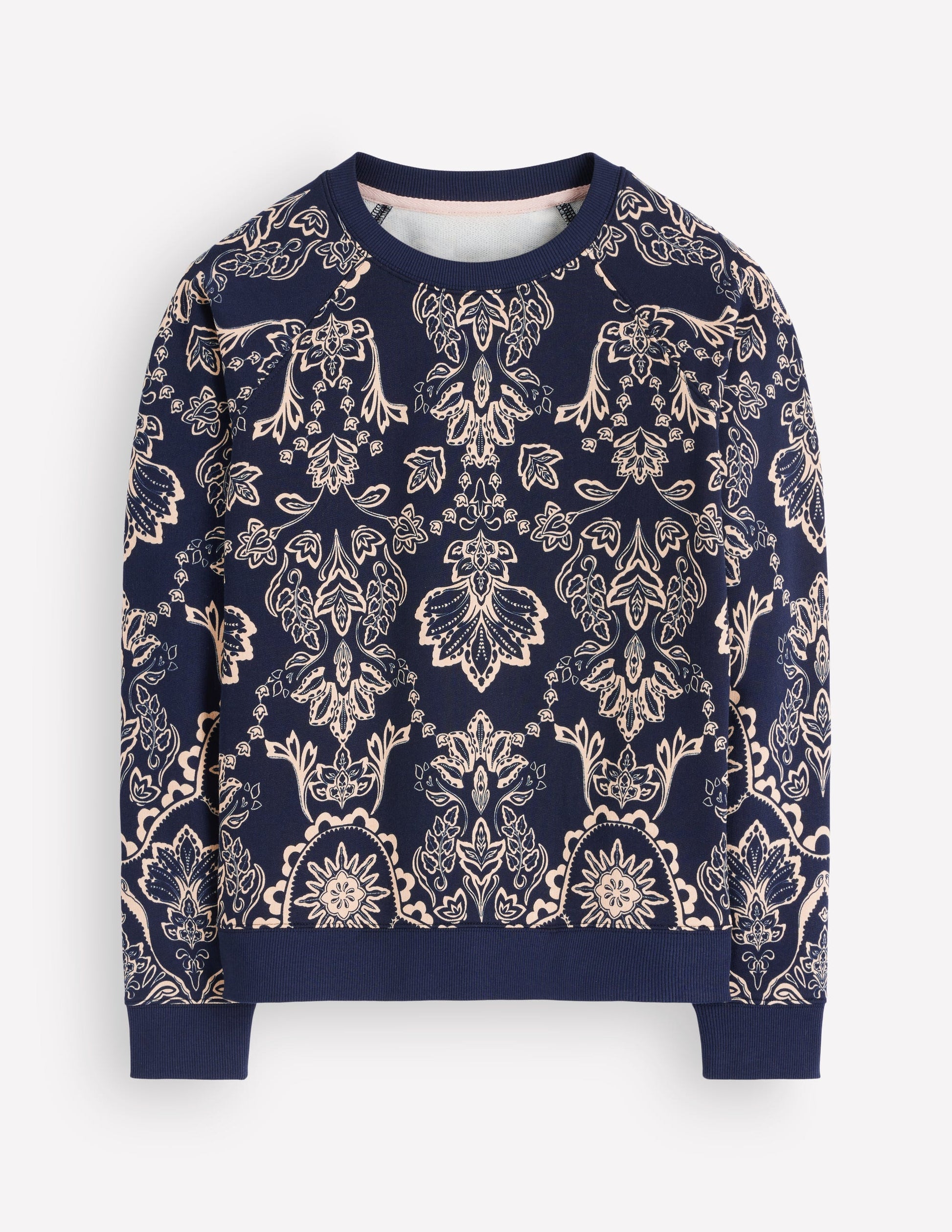 Rosa Printed Sweatshirt-Navy, Enchanted Flora-5
