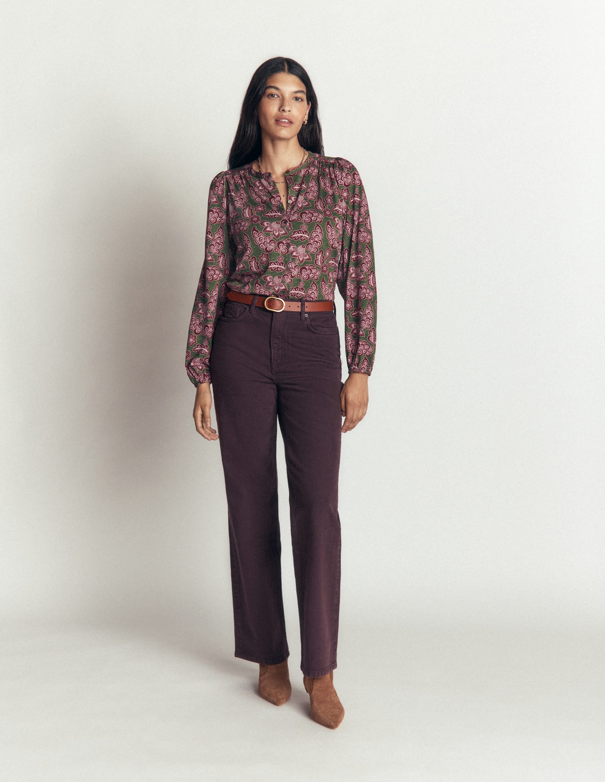 Ara Jersey Shirt-Chive, Tickled Meadows - Image 4