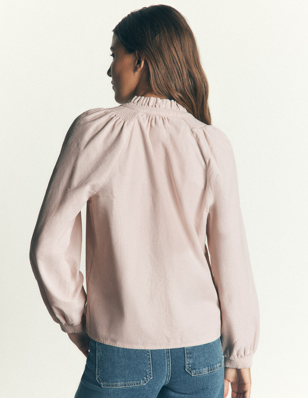 Erica Frill Cord Top-Almond Peach-3