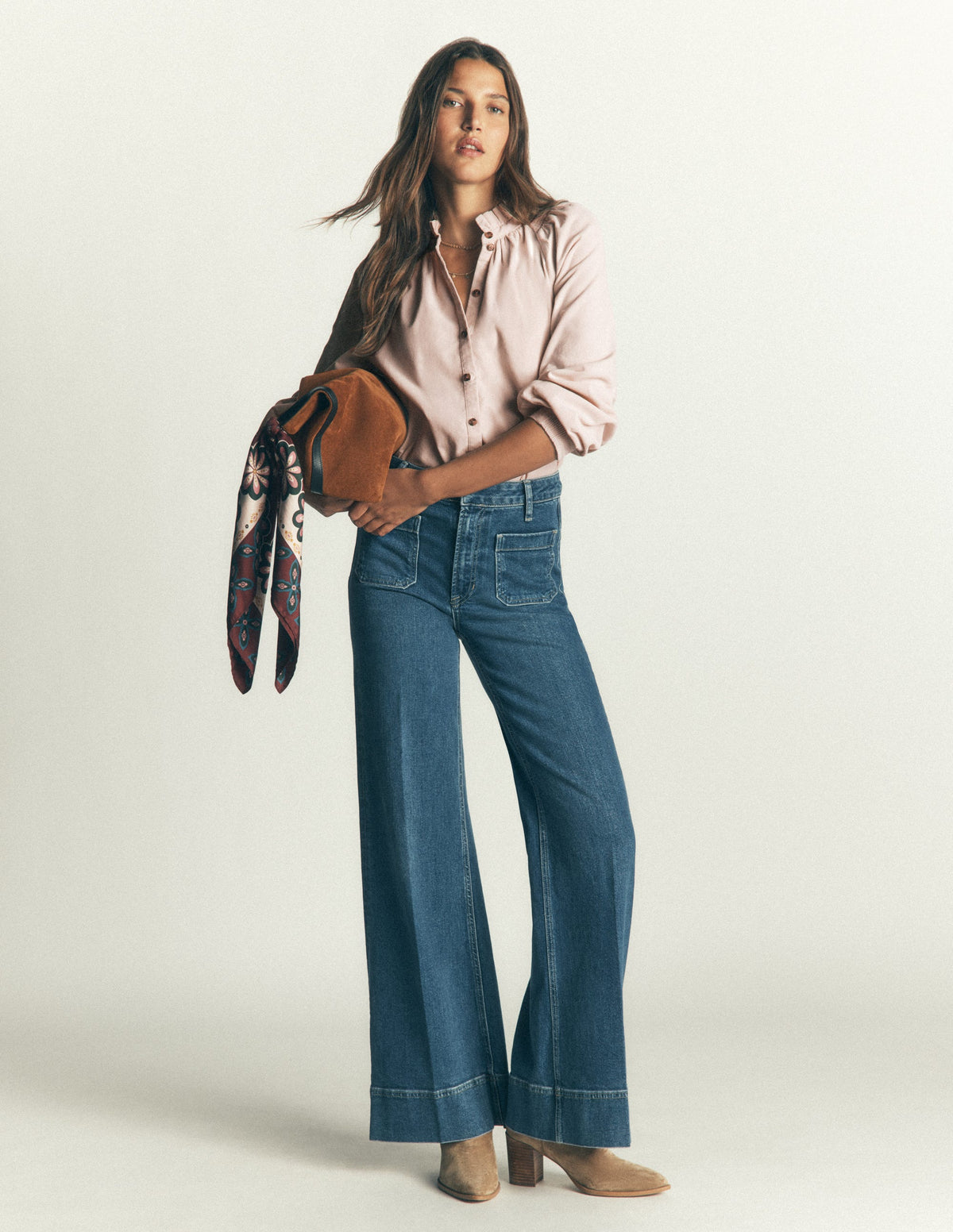 Erica Frill Cord Top-Almond Peach - Image 4