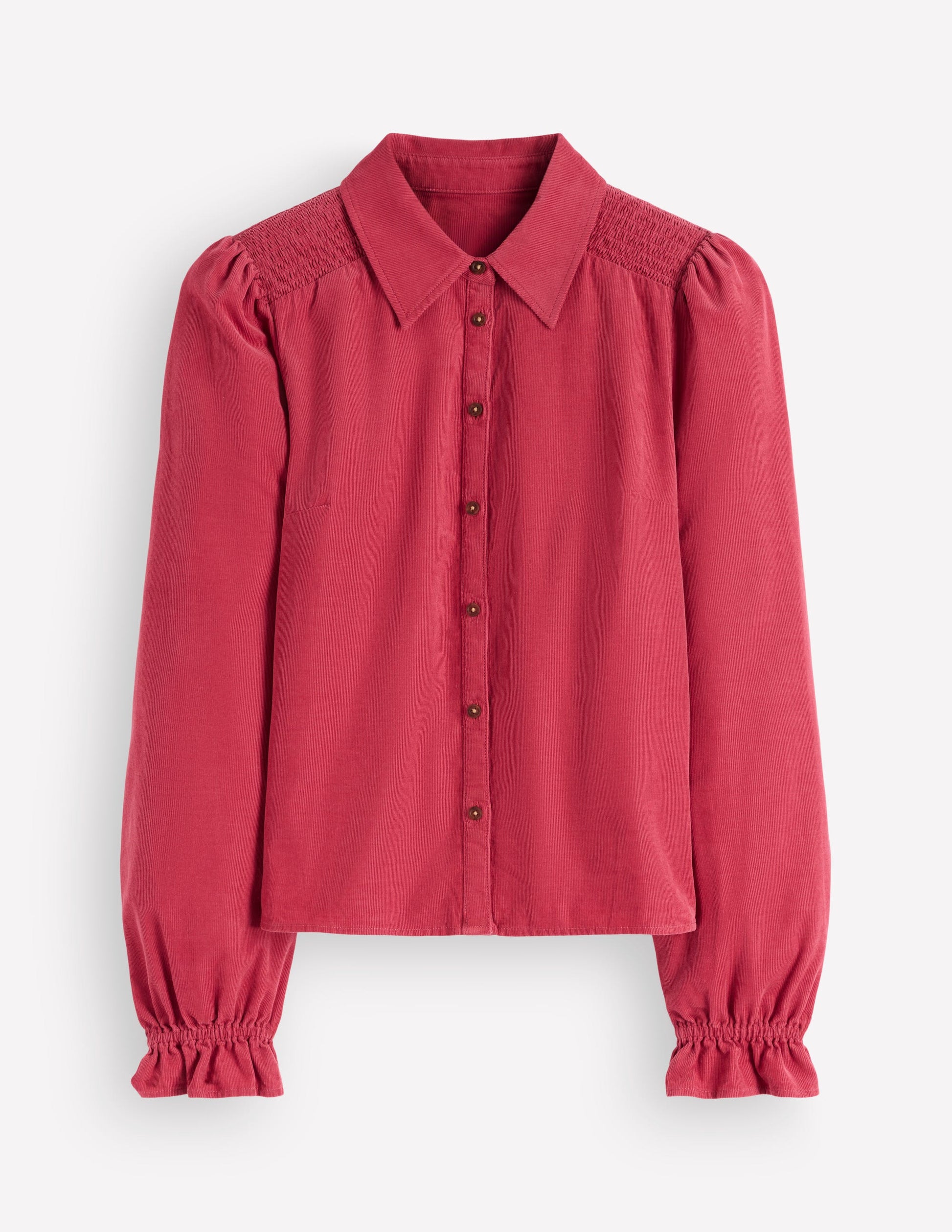 Violet Smock Shoulder Cord Top-Cherry Blush-5