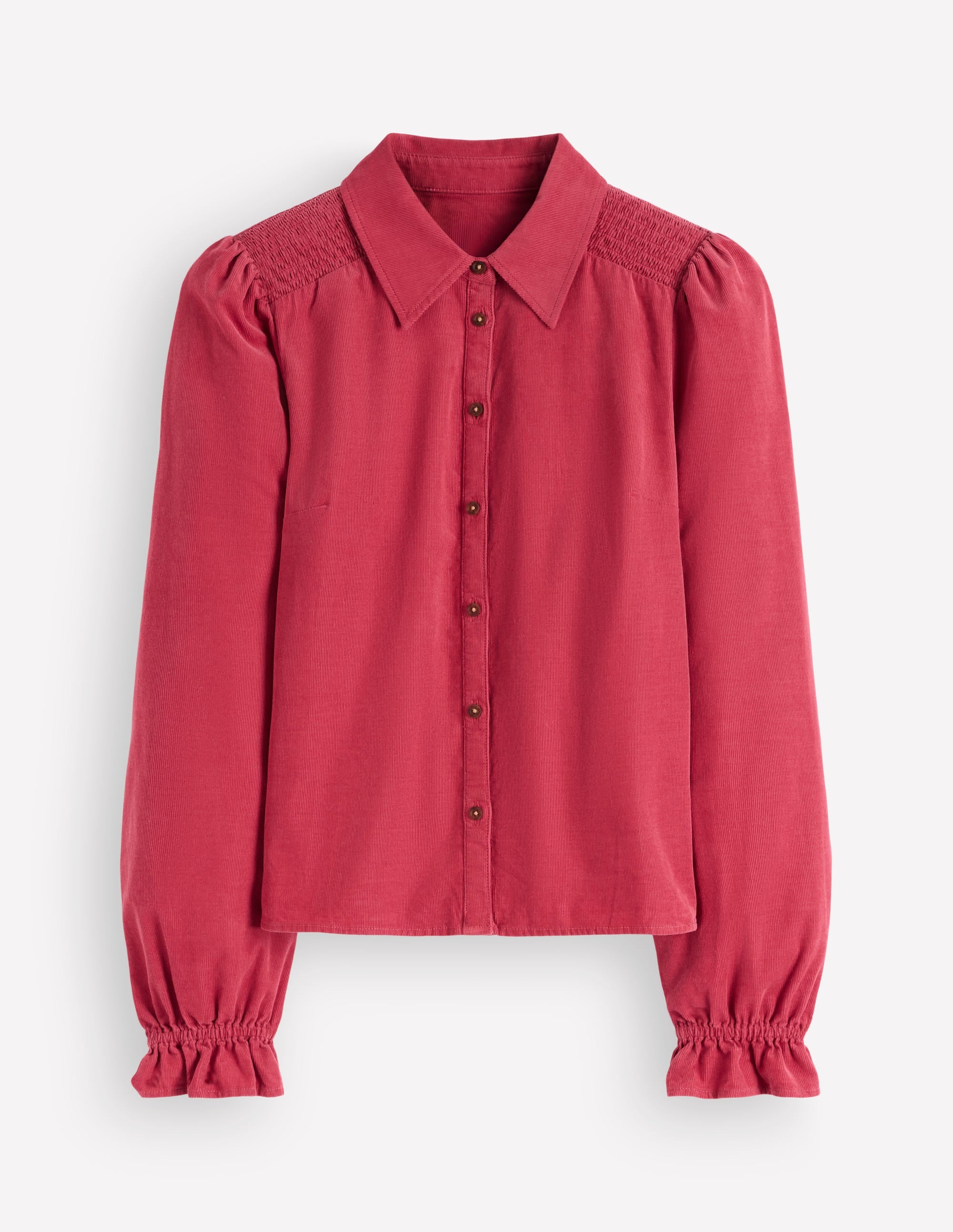 Violet Smock Shoulder Cord Top-Cherry Blush - Image 5