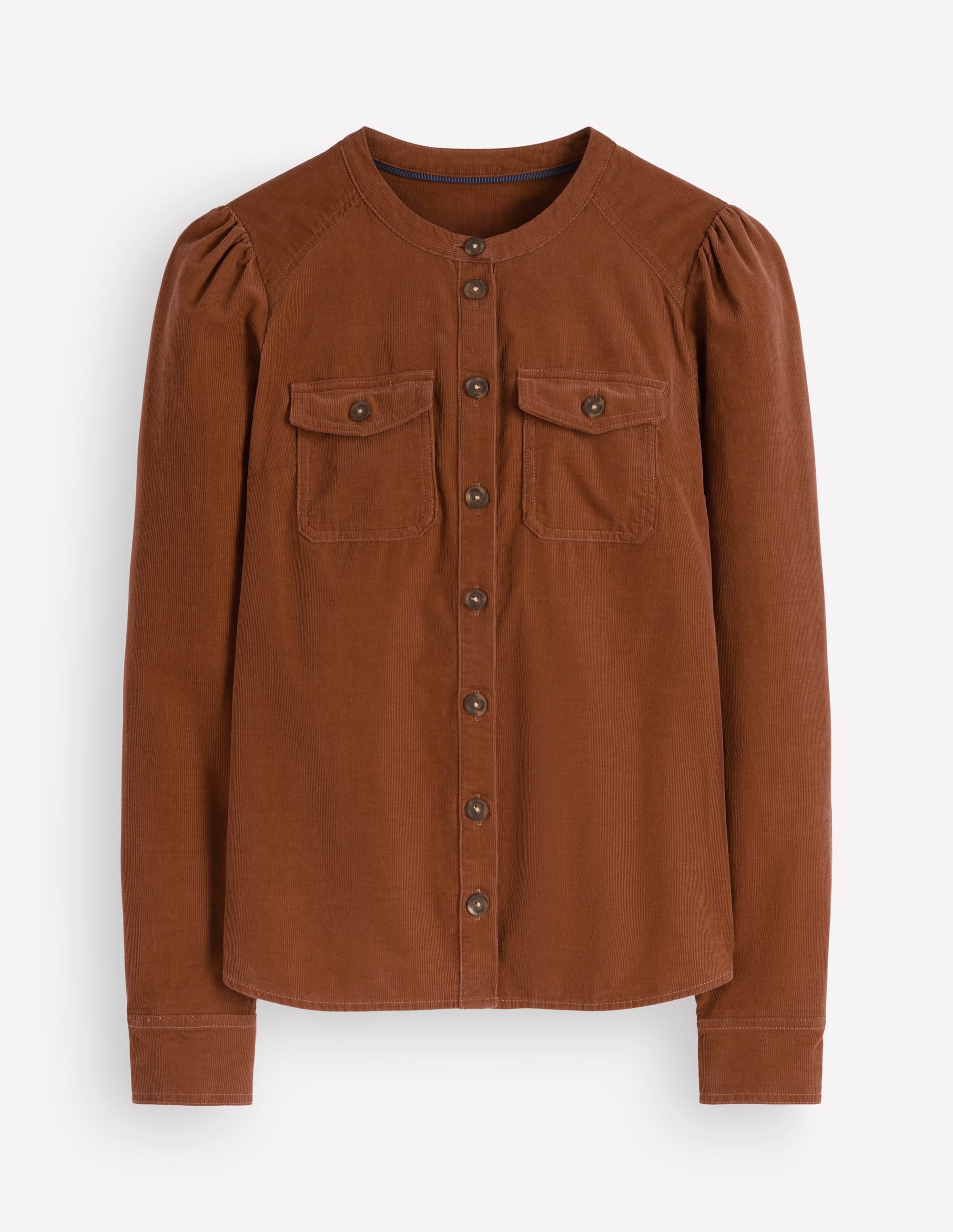 Thea Cord Shirt-Ginger - Image 5