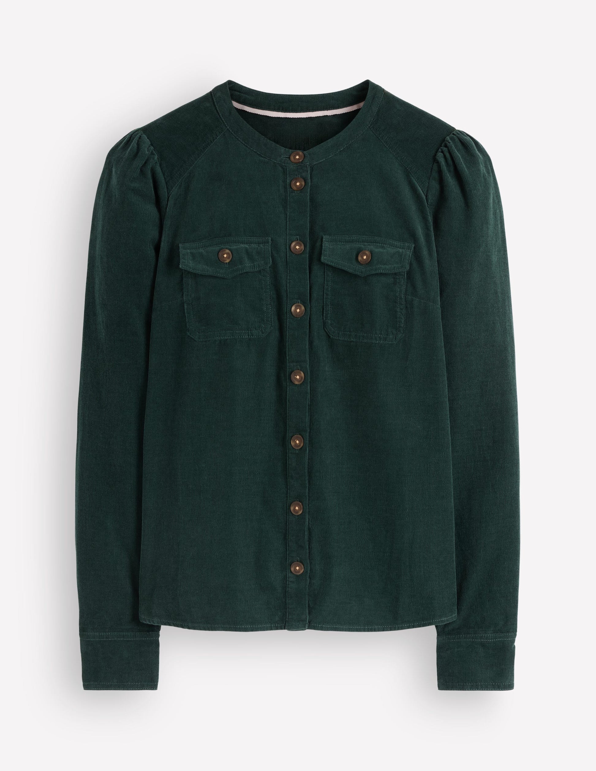 Thea Cord Shirt-Midnight Teal-5