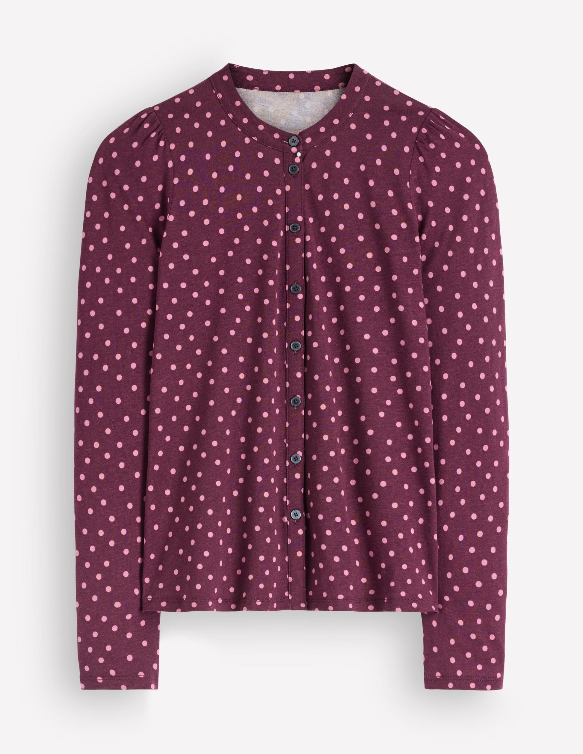 Supersoft Puff Sleeve Shirt-Winetasting, Painting Dot-6