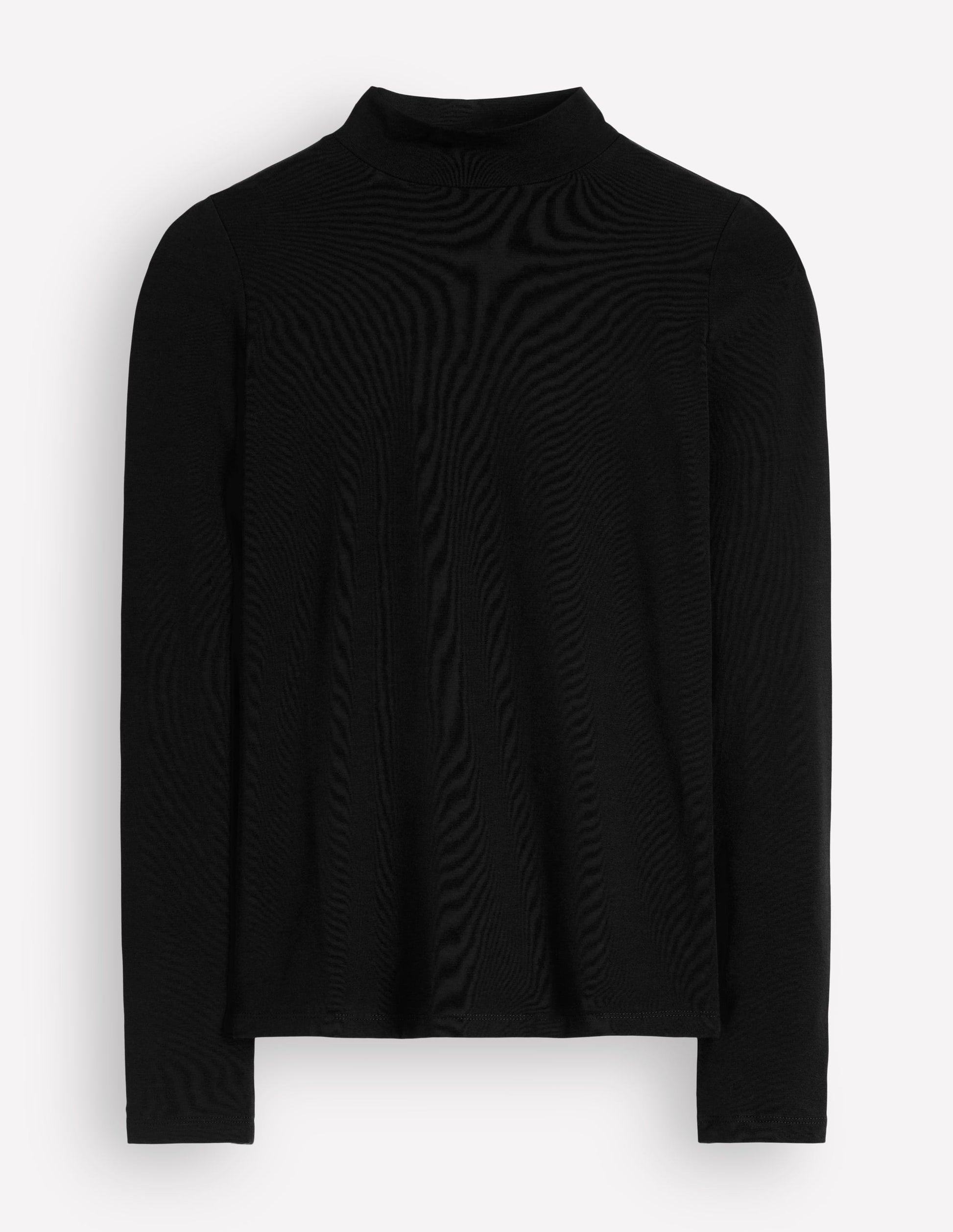 High Neck Long Sleeve-Black-5