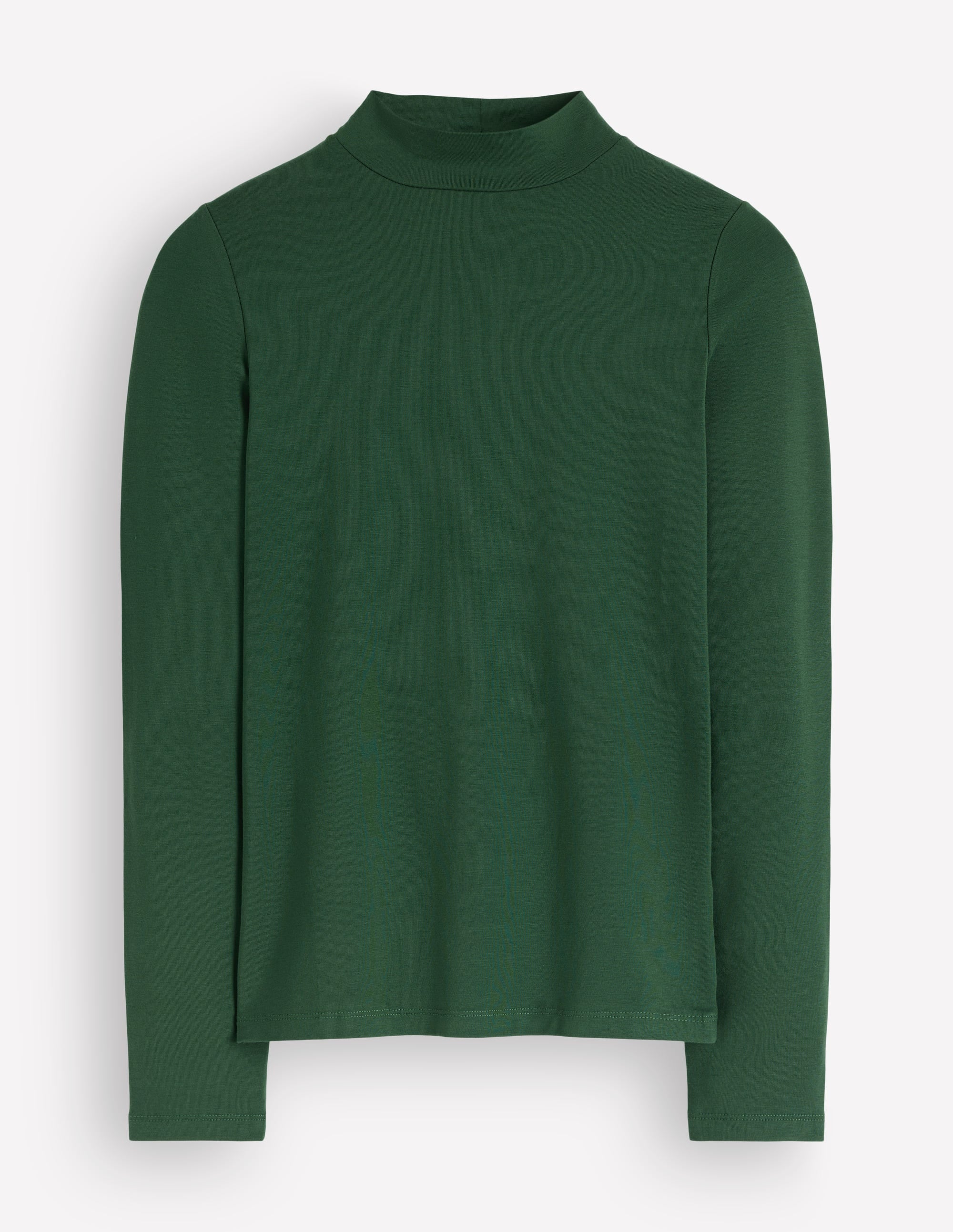 High Neck Long Sleeve-Dark Green - Image 5