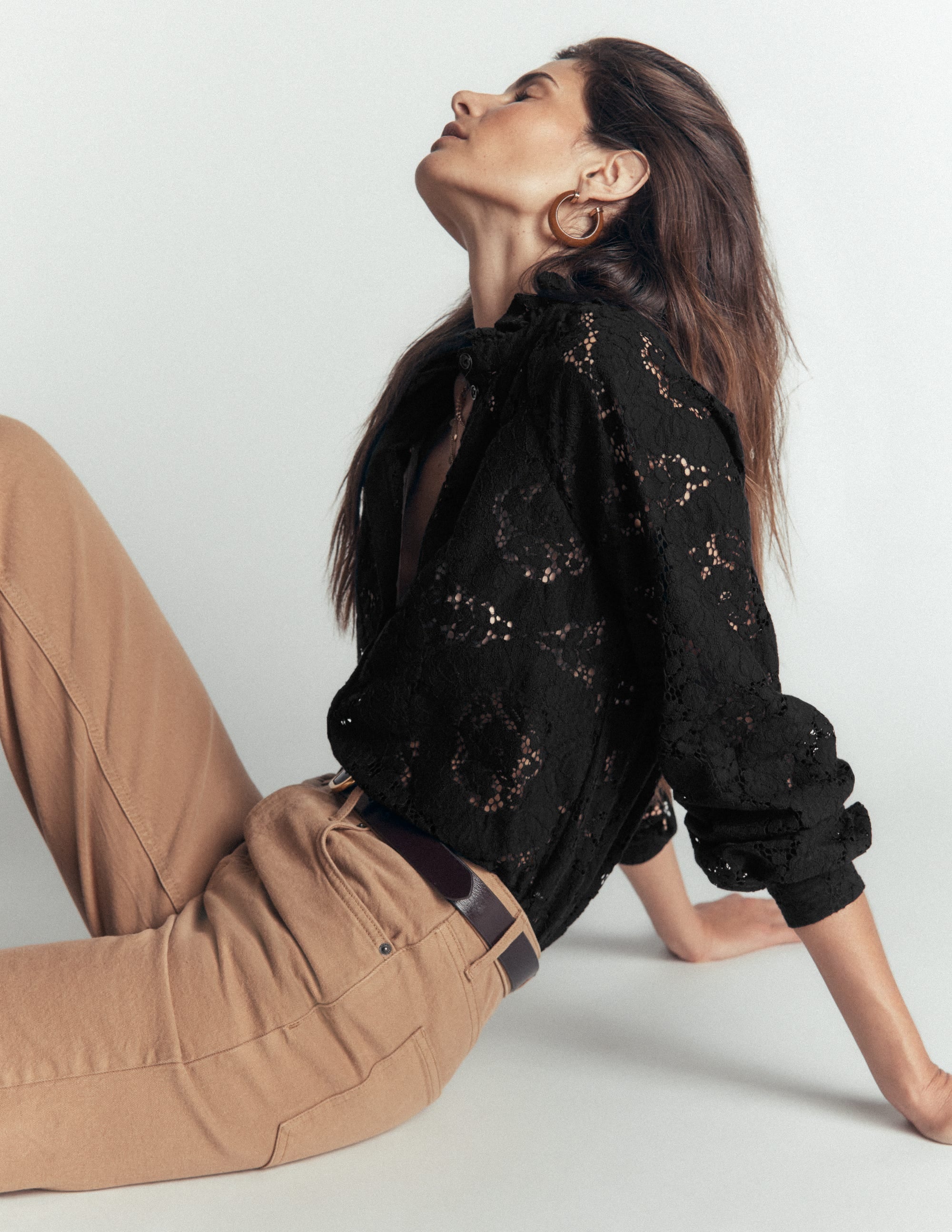Erica Lace Top-Black - Image 5