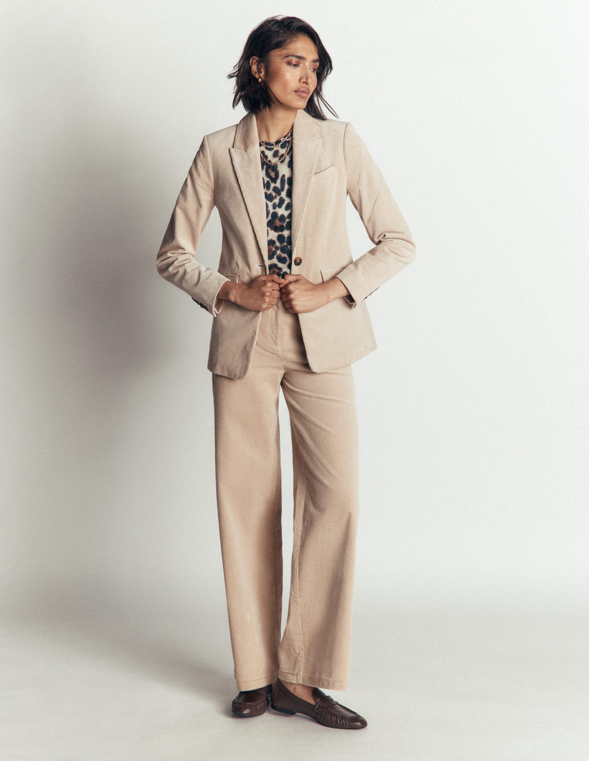 Stamford Cord Blazer-Latte - Image 8