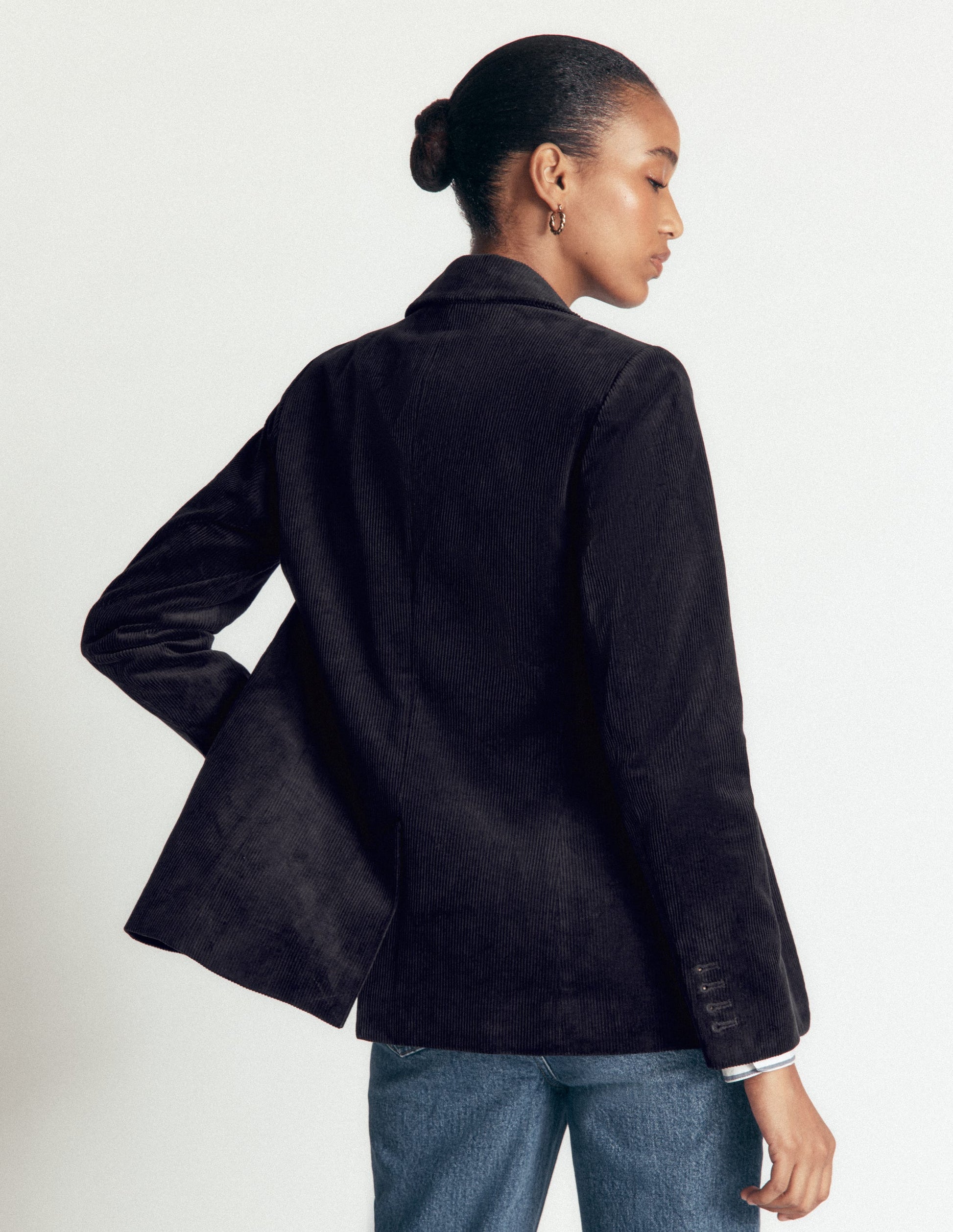Stamford Cord Blazer-Navy-3