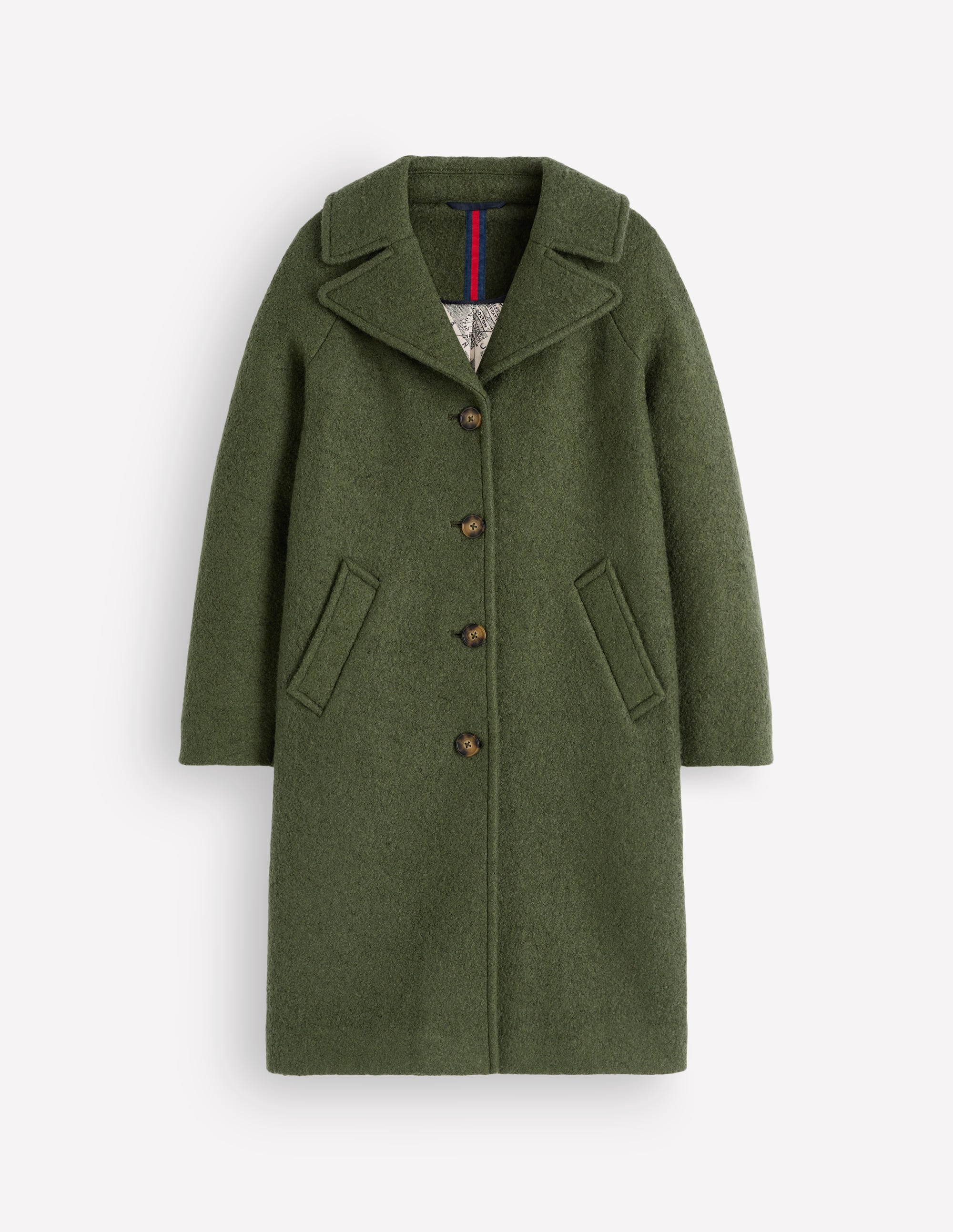 Cotswold Wool Coat - Hunter Green | Boden USA