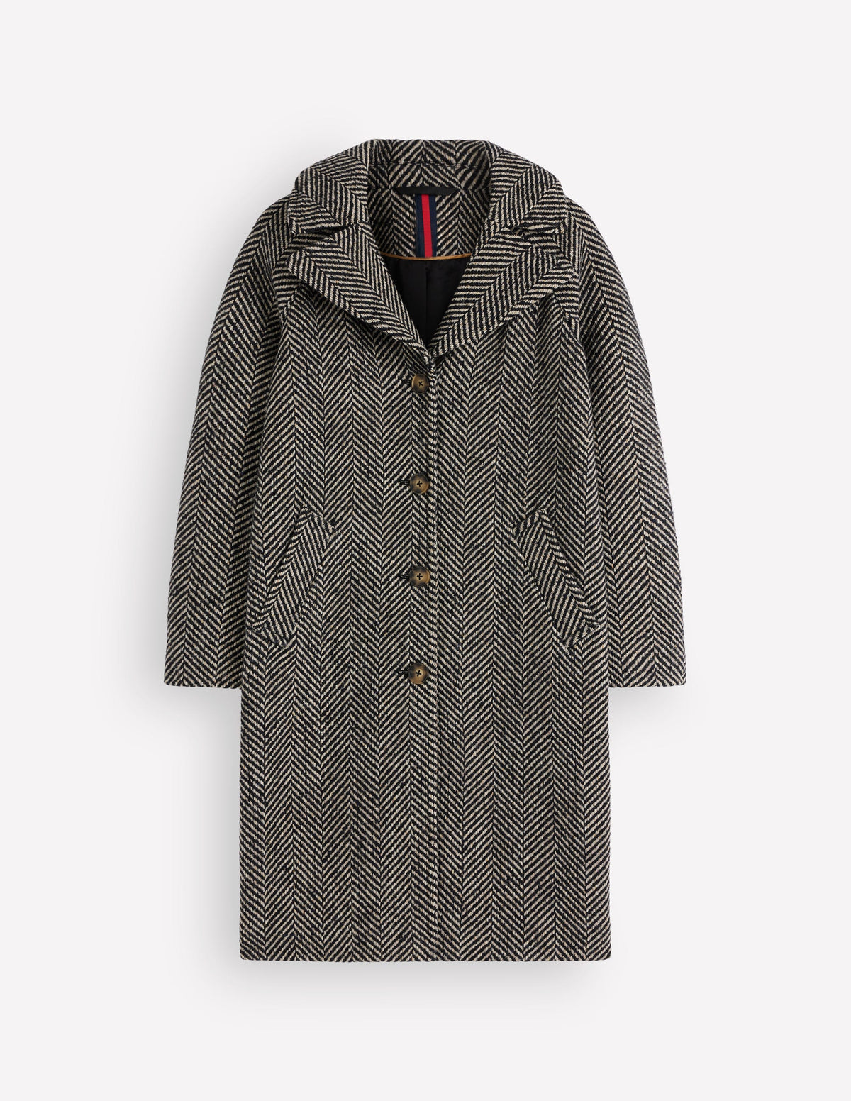 Cotswold Wool Coat-Grey Herringbone-5