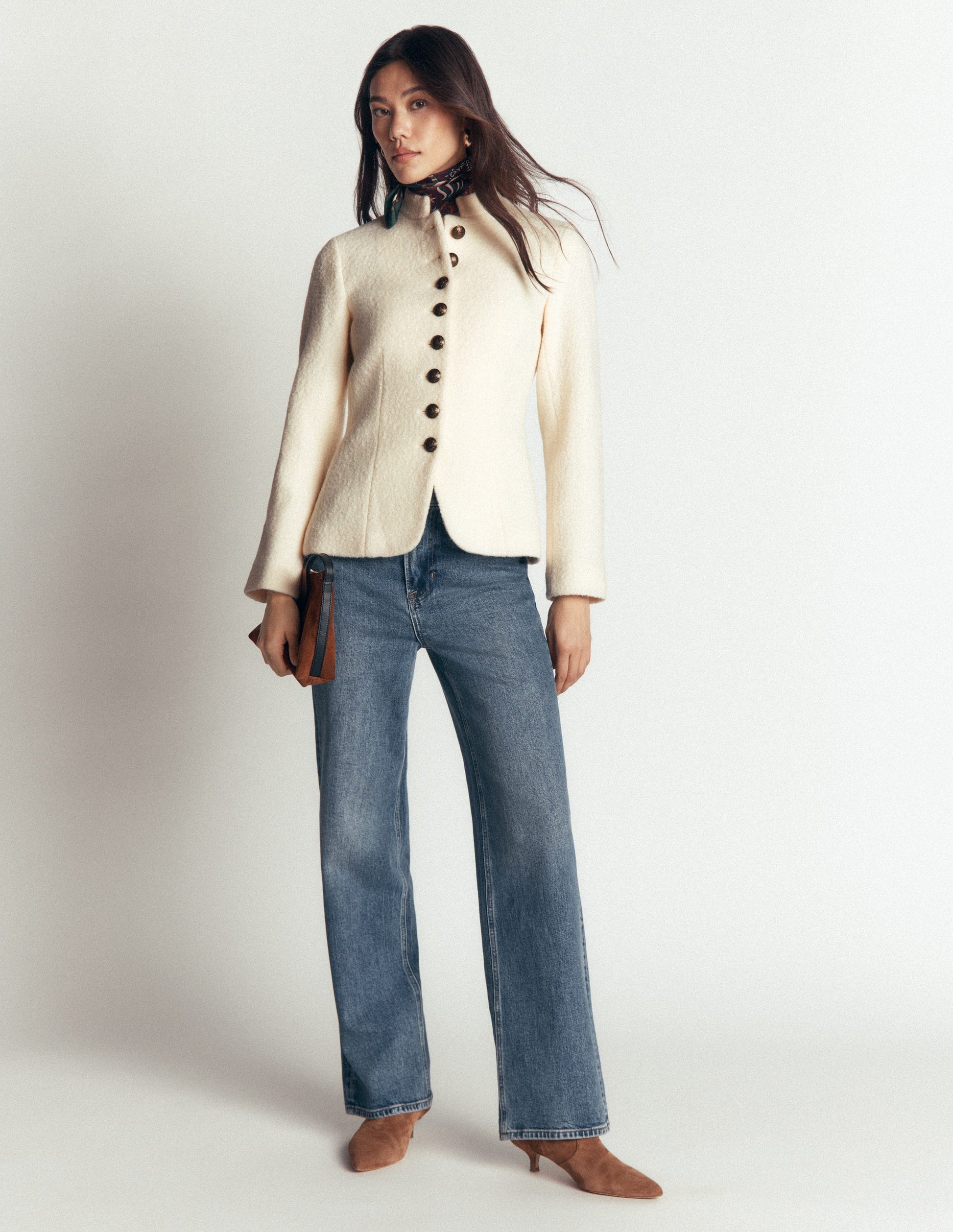 Hereford Boiled Wool Jacket-Ivory-4