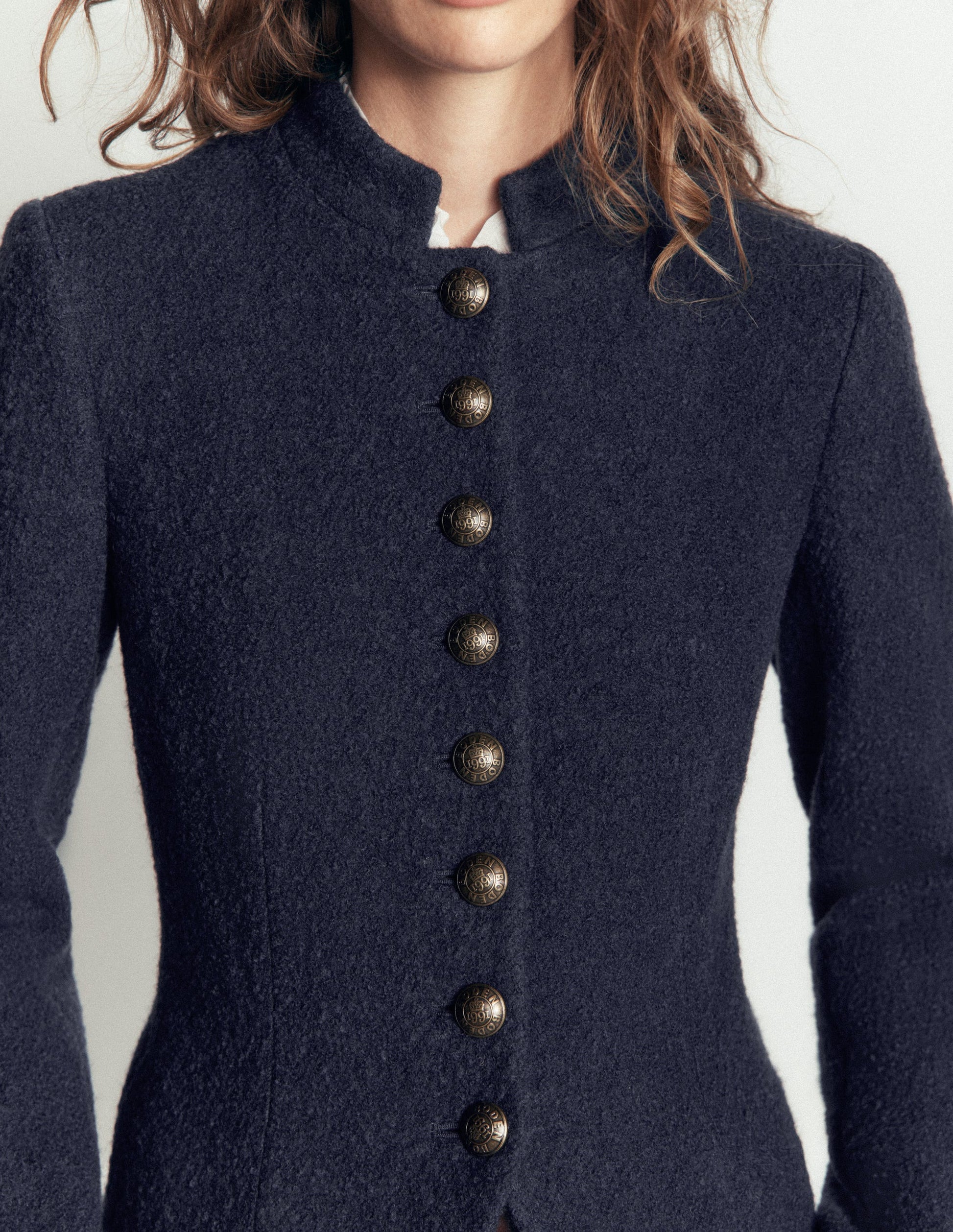 Hereford Boiled Wool Jacket-Navy-3