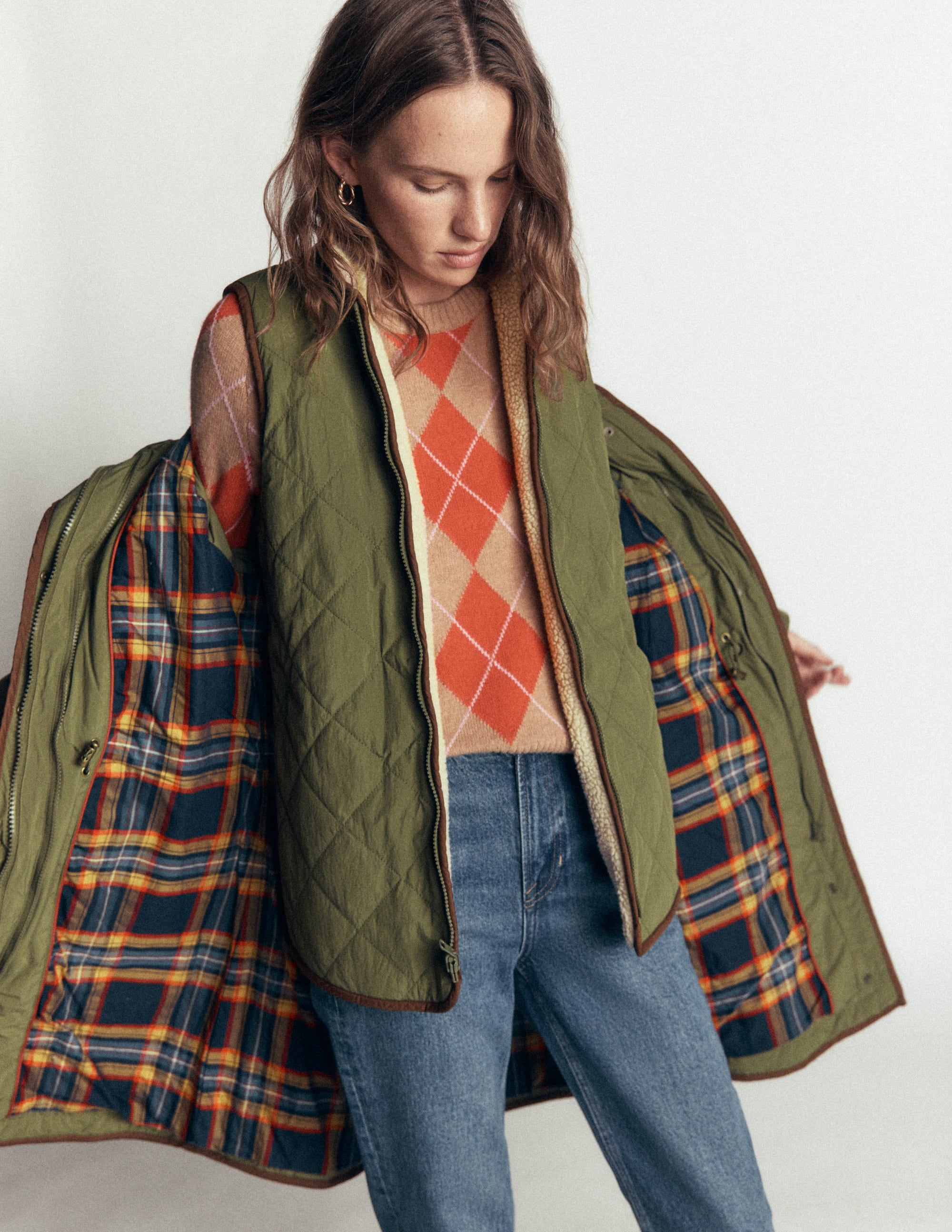 Quilted 4-in-1 Parka-Woodland Green - Image 6