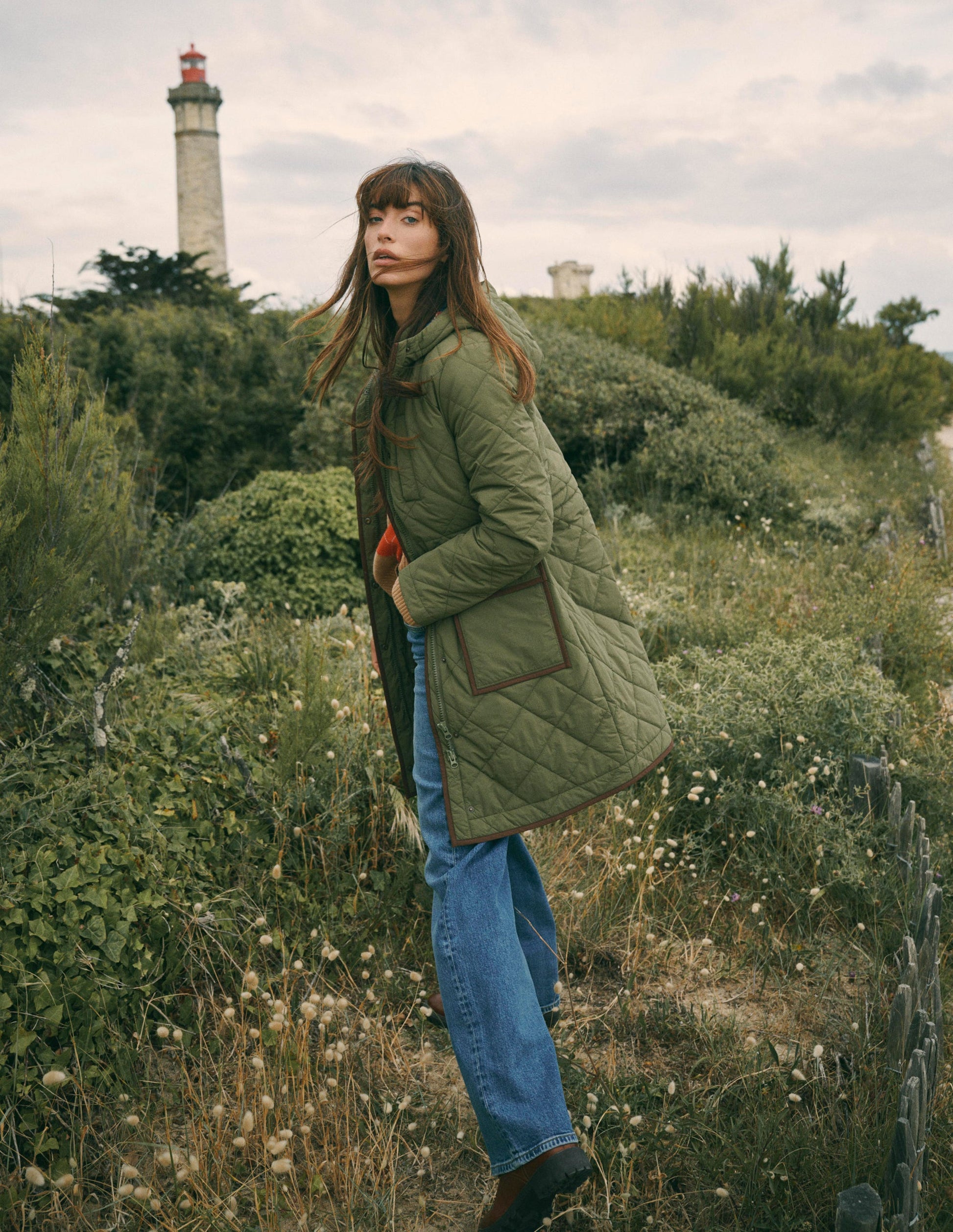 Quilted 4-in-1 Parka-Woodland Green-1