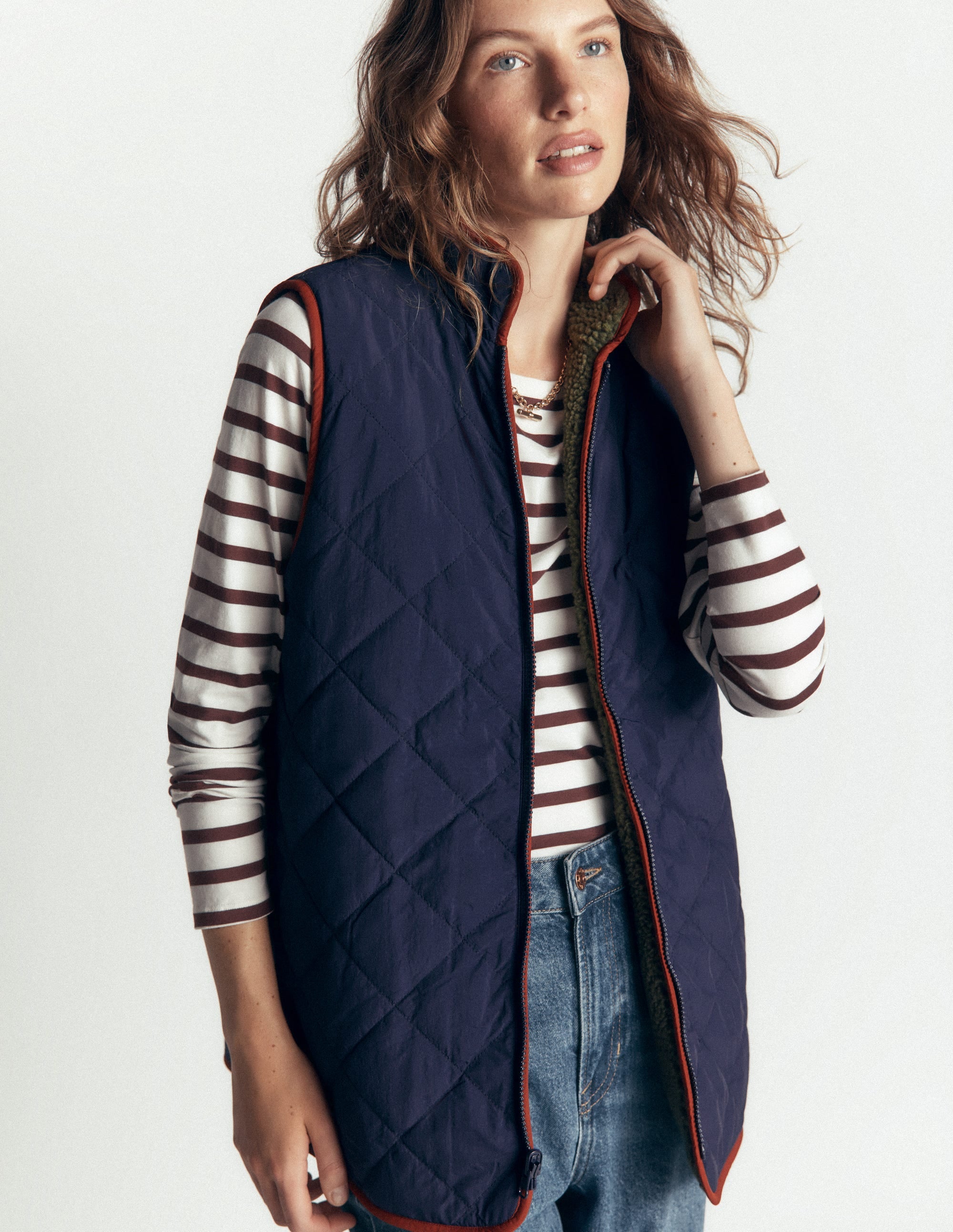 Quilted 4-in-1 Parka-Navy - Image 8