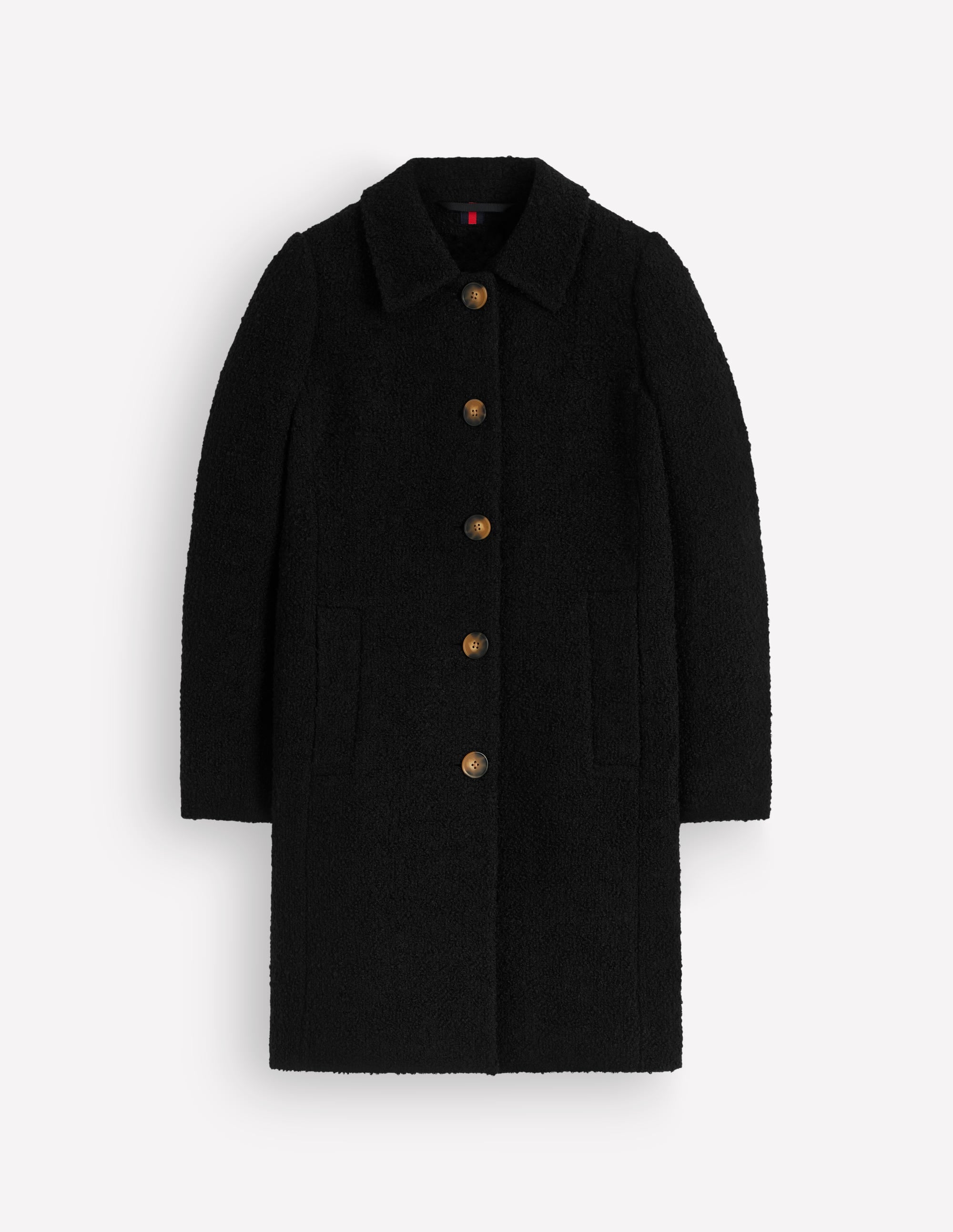 Aylesford Wool Coat-Black - Image 5