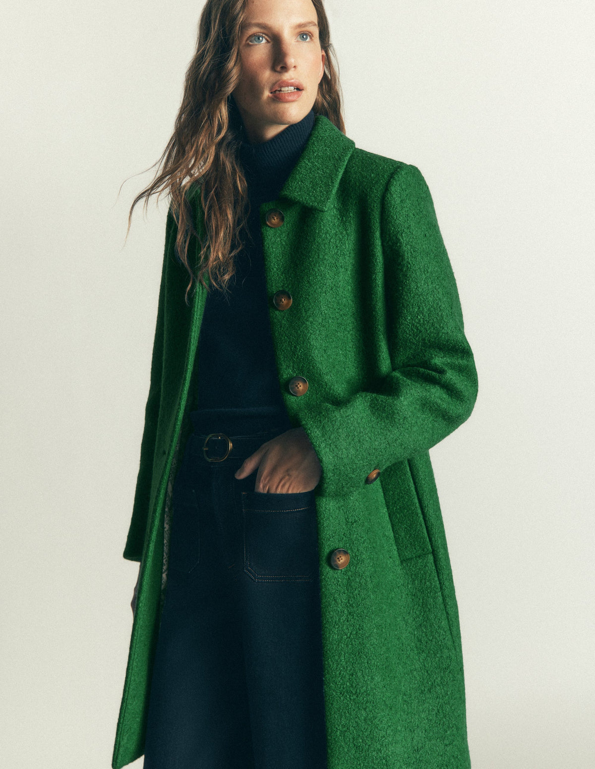 Aylesford Wool Coat-Fresh Green-1