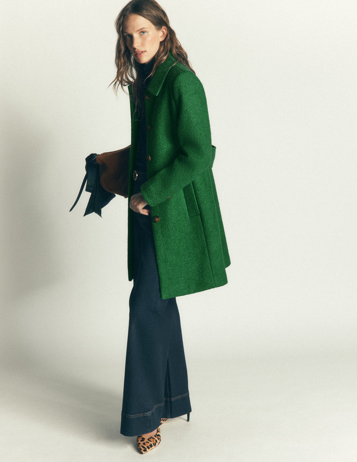 Aylesford Wool Coat-Fresh Green - Image 5