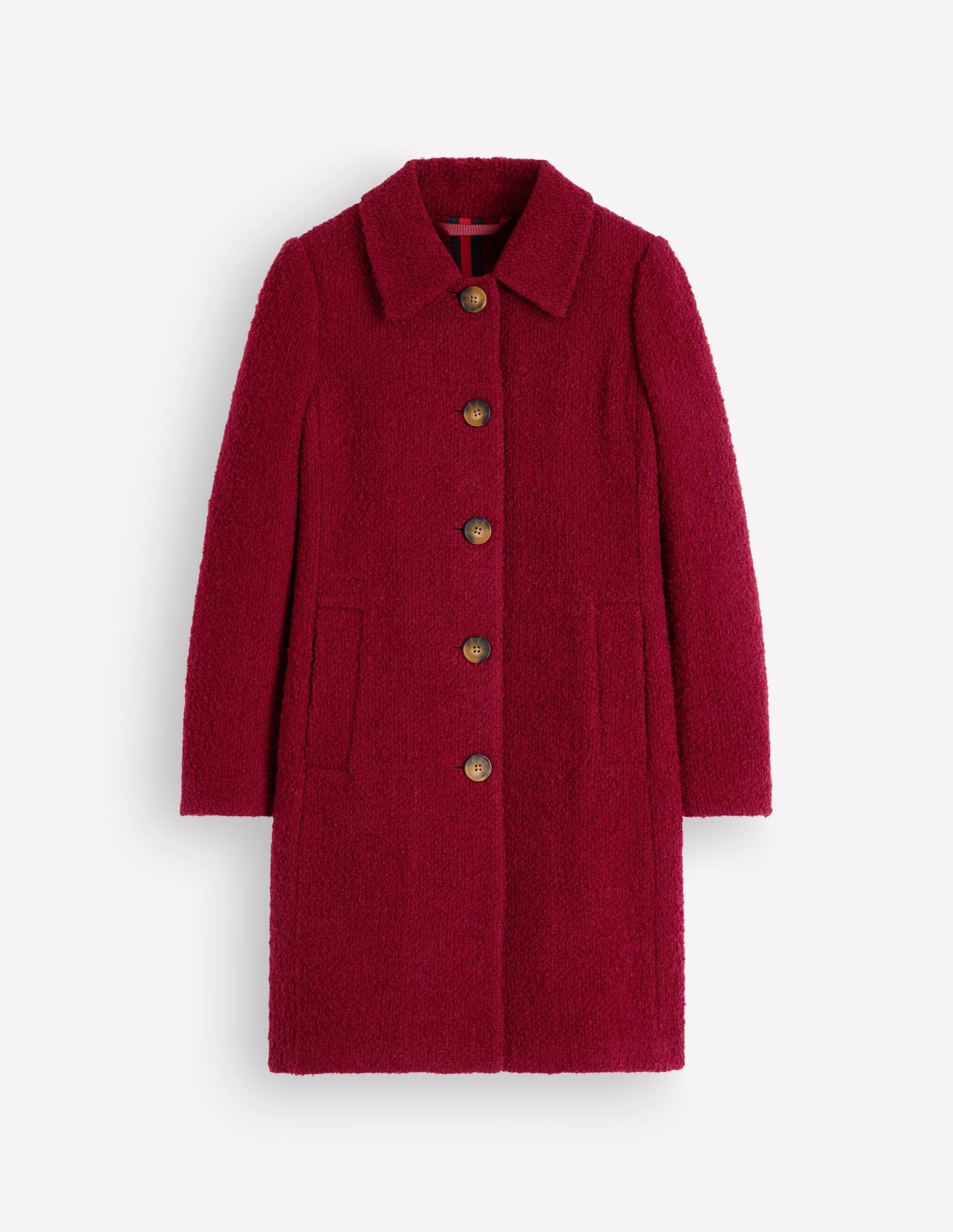 Aylesford Wool Coat-Vino - Image 7